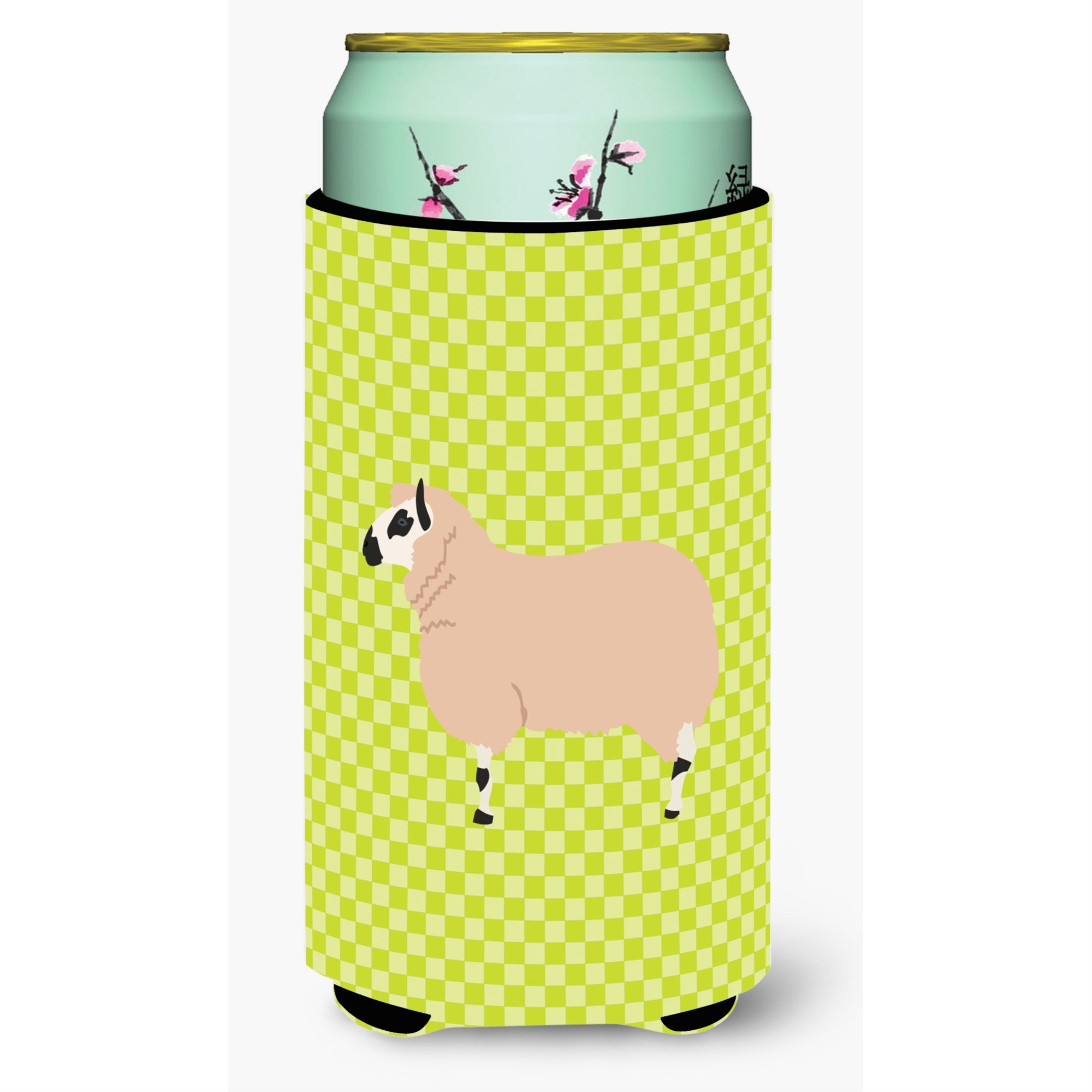 'Caroline'S Treasures Kerry Hill Sheep Green Decorative Can Hugger, Tall Boy, Multicolor''