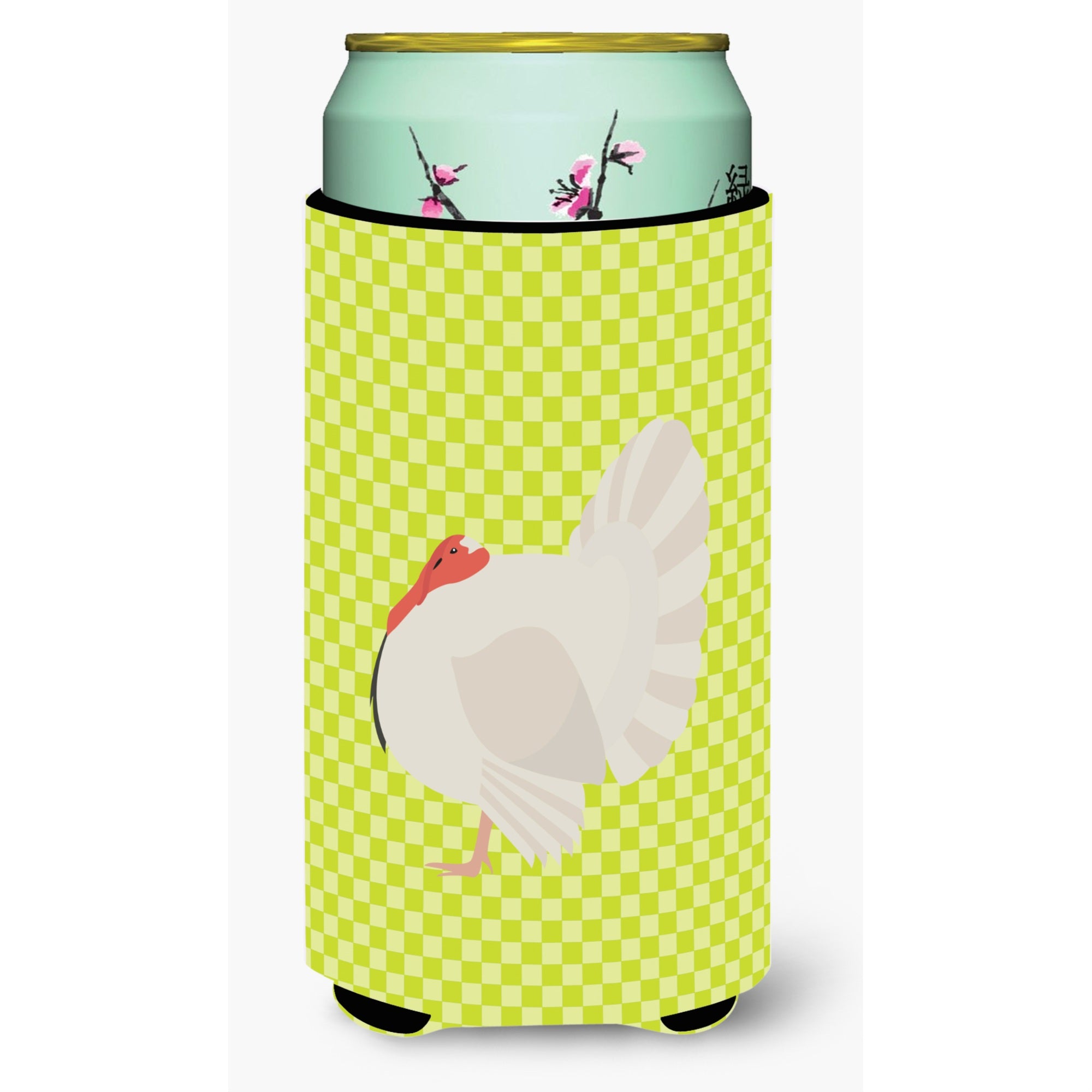 'Caroline'S Treasures White Holland Turkey Green Decorative Can Hugger, Tall Boy, Multicolor''