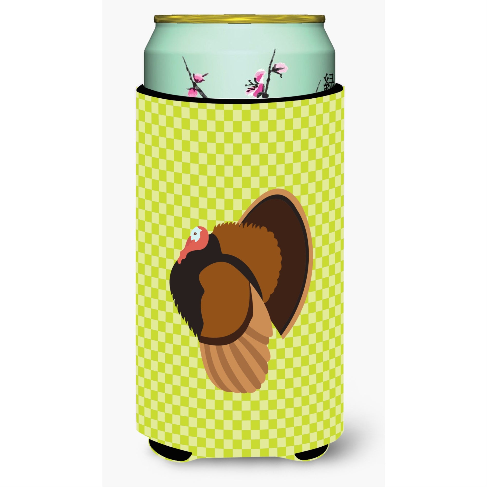 'Caroline'S Treasures Bronze Turkey Green Decorative Can Hugger, Tall Boy, Multicolor''