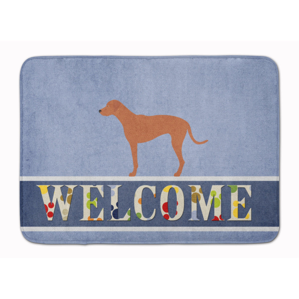 'Caroline'S Treasures Rhodesian Ridgeback Welcome Floor Mat, 19'''' X 27'''', Multicolor''