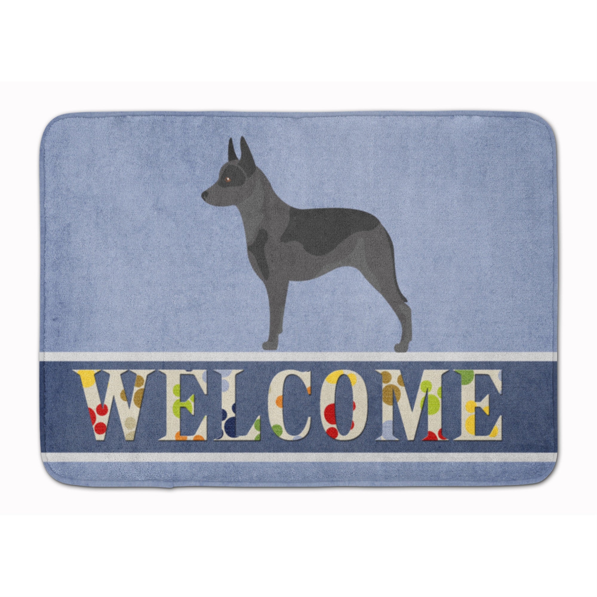 'Caroline'S Treasures Australian Cattle Dog Welcome Floor Mat, 19'''' X 27'''', Multicolor''
