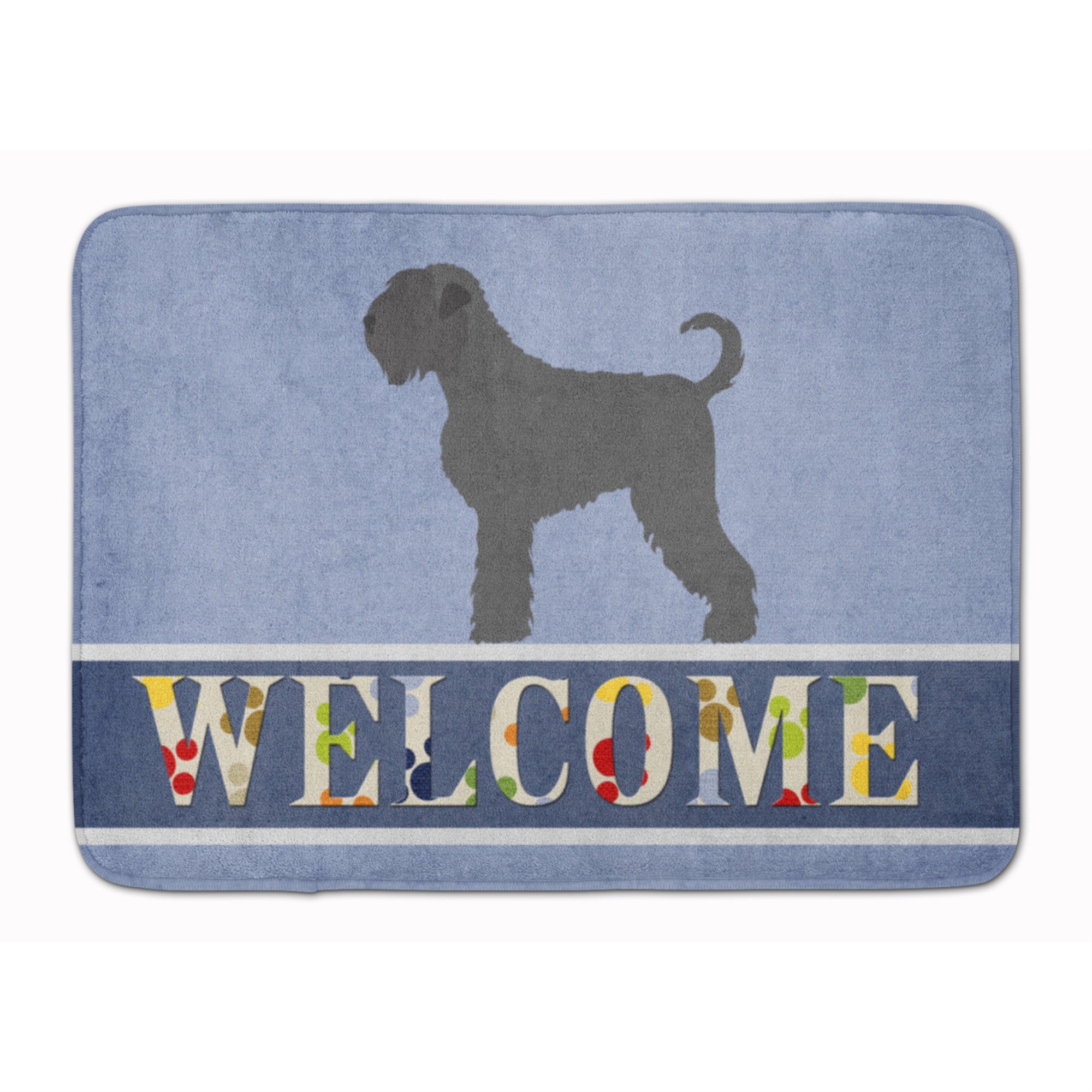 'Caroline'S Treasures Black Russian Terrier Welcome Floor Mat, 19'''' X 27'''', Multicolor''