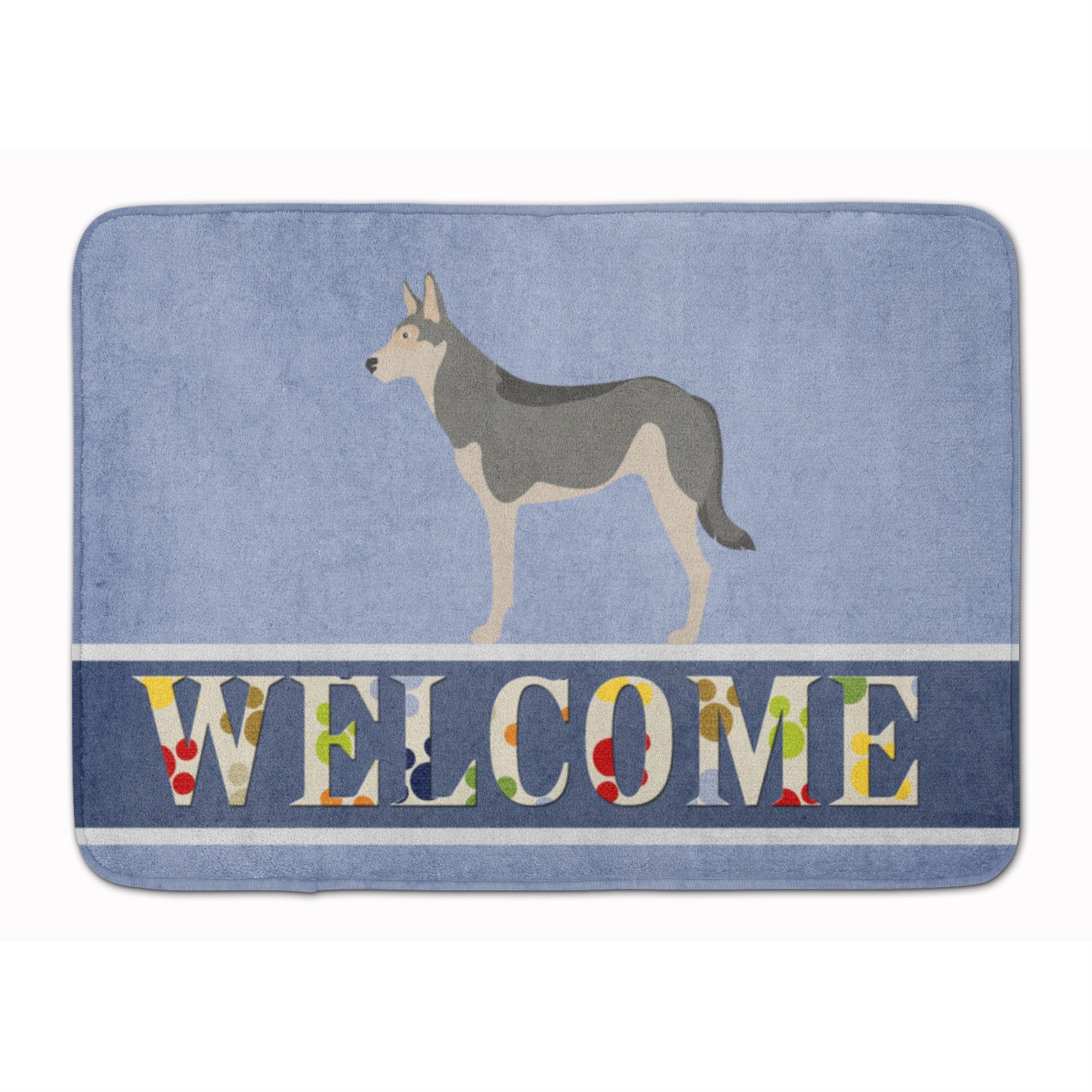 'Caroline'S Treasures Saarloos Wolfdog Welcome Floor Mat, 19'''' X 27'''', Multicolor''