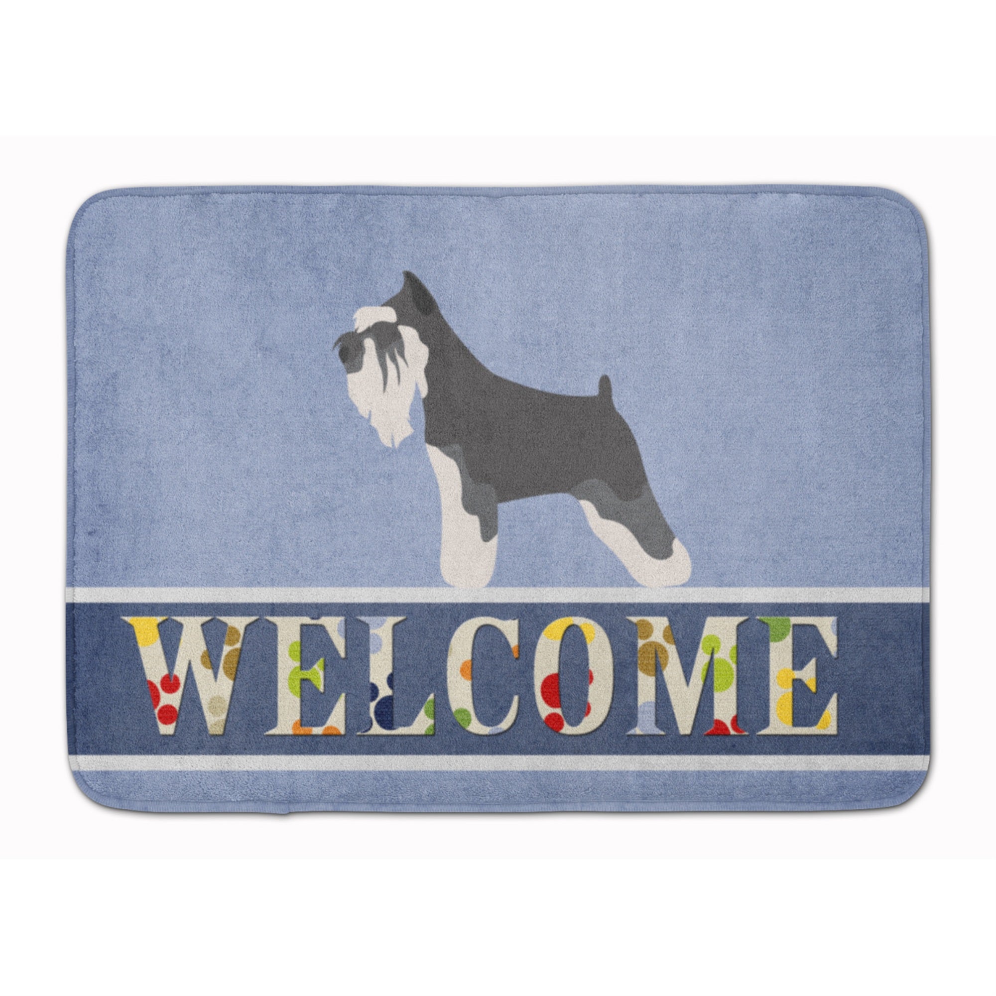 'Caroline'S Treasures Miniature Schnauzer Welcome Floor Mat, 19'''' X 27'''', Multicolor''