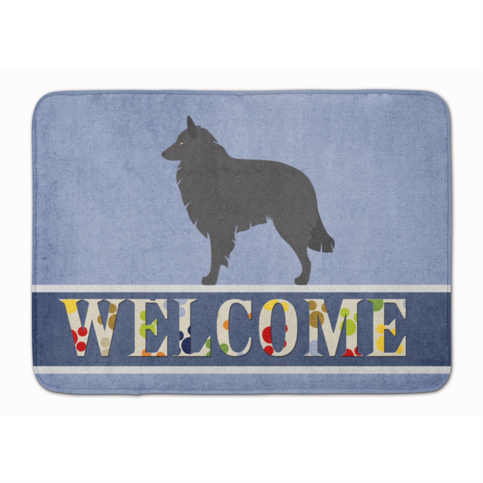 'Caroline'S Treasures Groenendael Belgian Shepherd Floor Mat, 19'''' X 27'''', Multicolor''