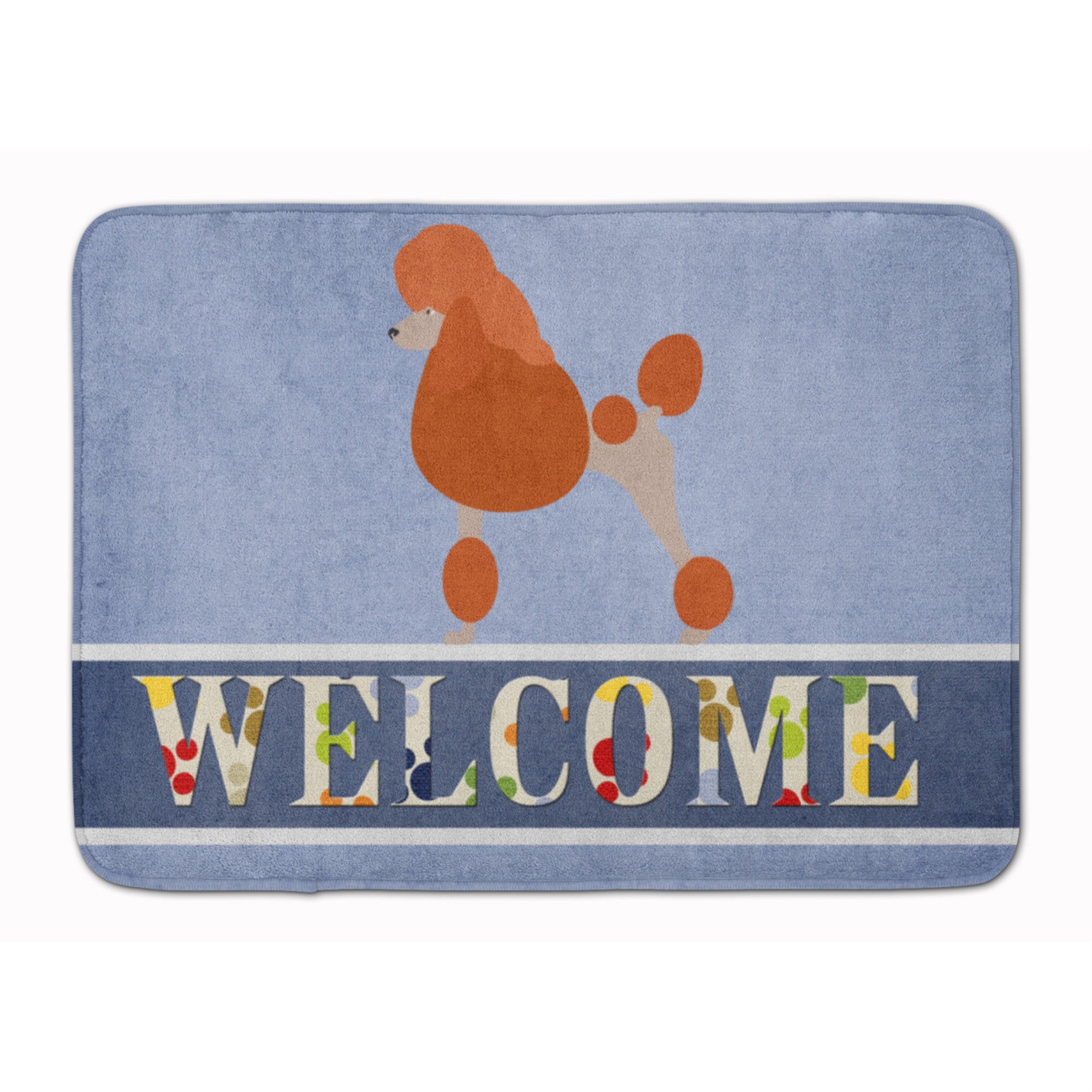 'Caroline'S Treasures Royal Poodle Welcome Floor Mat, 19'''' X 27'''', Multicolor''