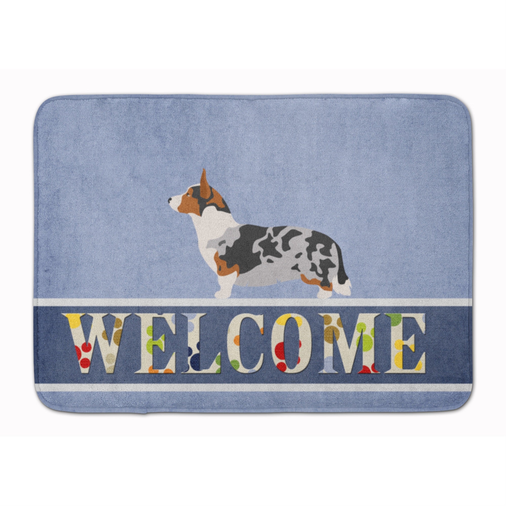 'Caroline'S Treasures Welsh Corgi Cardigan Welcome Floor Mat, 19'''' X 27'''', Multicolor''