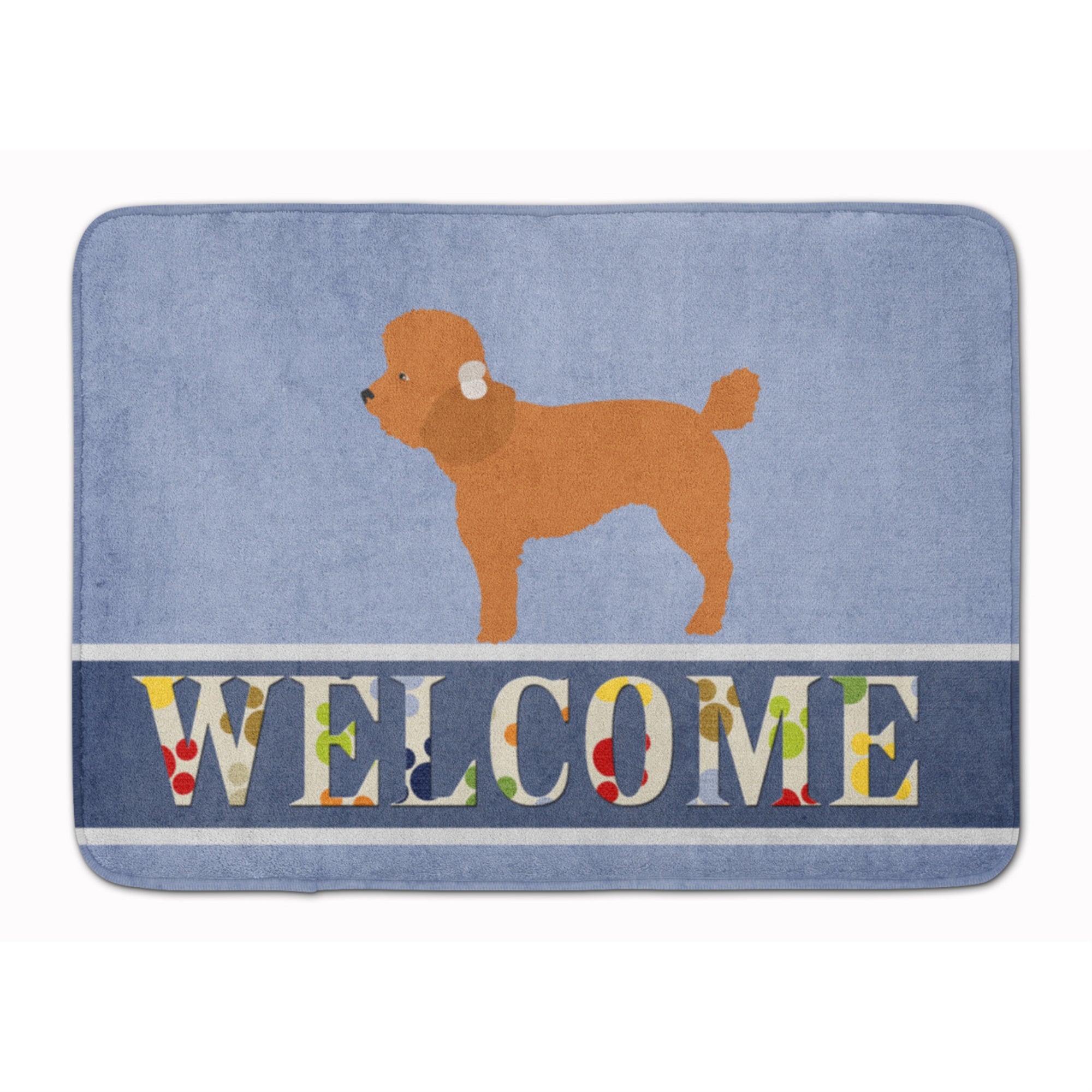 'Caroline'S Treasures Toy Poodle Welcome Floor Mat, 19'''' X 27'''', Multicolor''