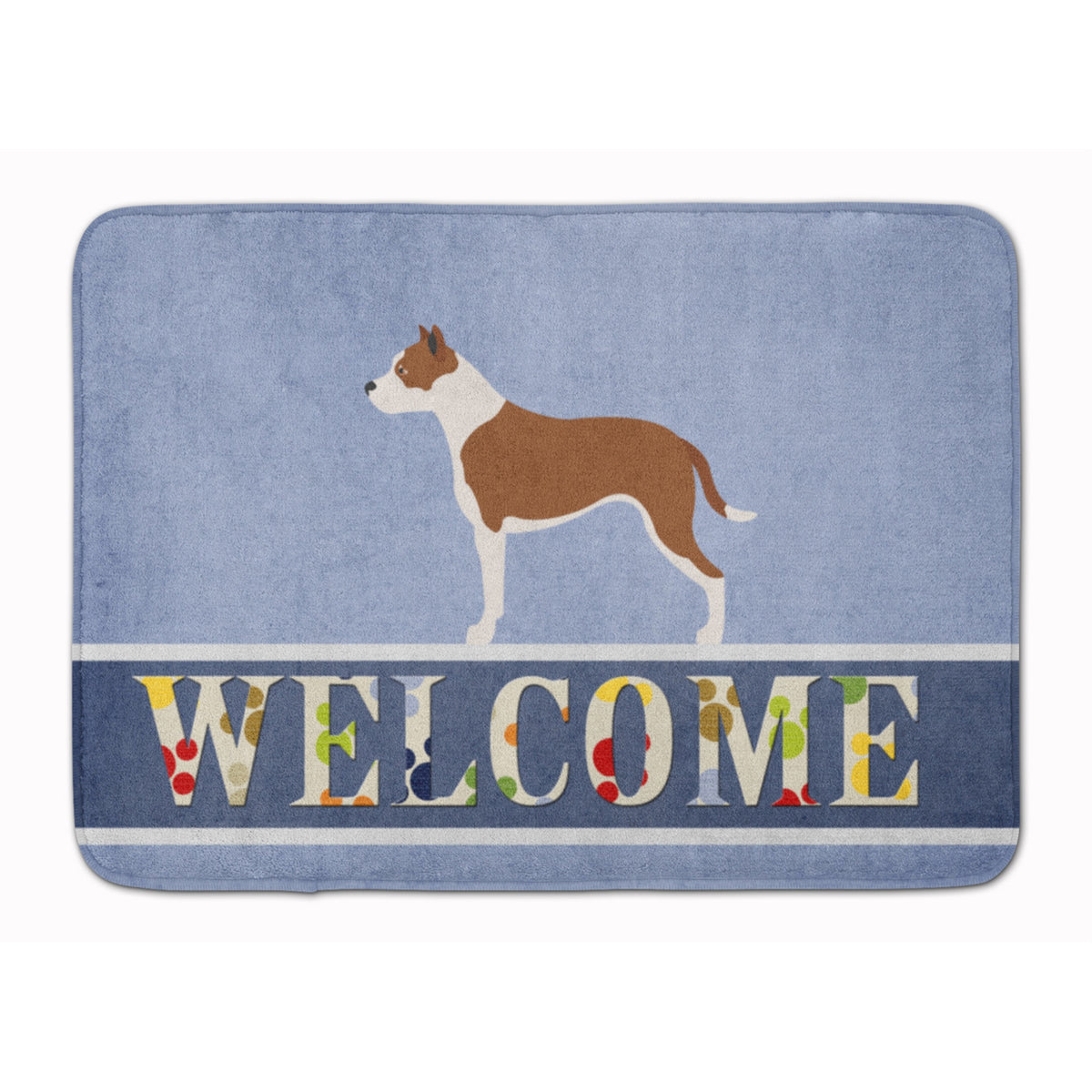 'Caroline'S Treasures Pit Bull Terrier Welcome Floor Mat, 19'''' X 27'''', Multicolor''
