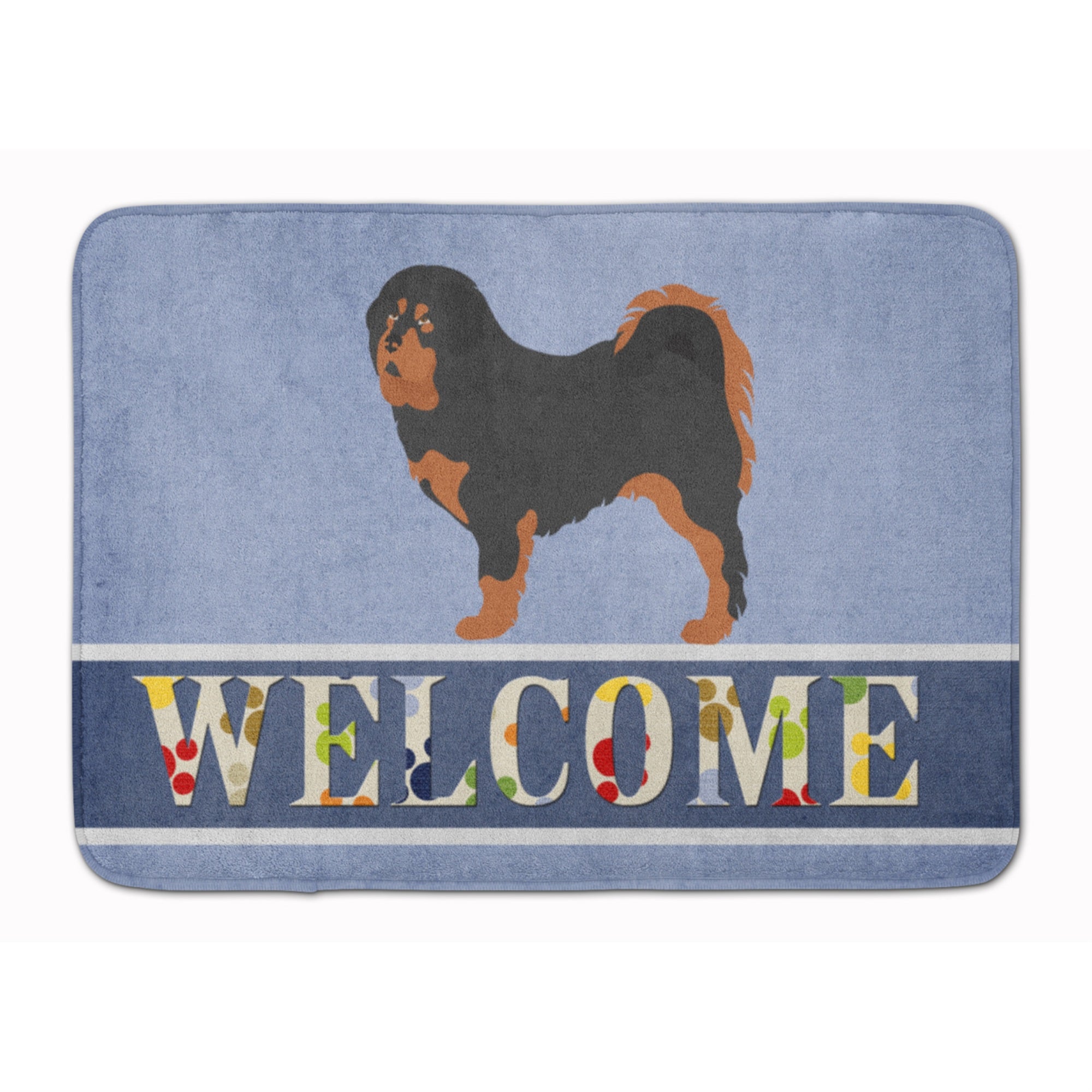 'Caroline'S Treasures Tibetan Mastiff Welcome Floor Mat, 19'''' X 27'''', Multicolor''