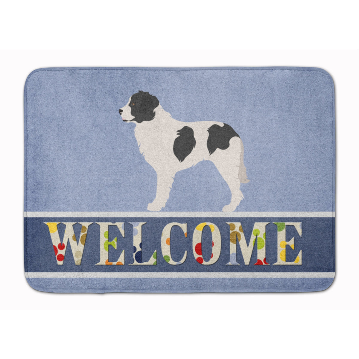 'Caroline'S Treasures Landseer Welcome Floor Mat, 19'''' X 27'''', Multicolor''