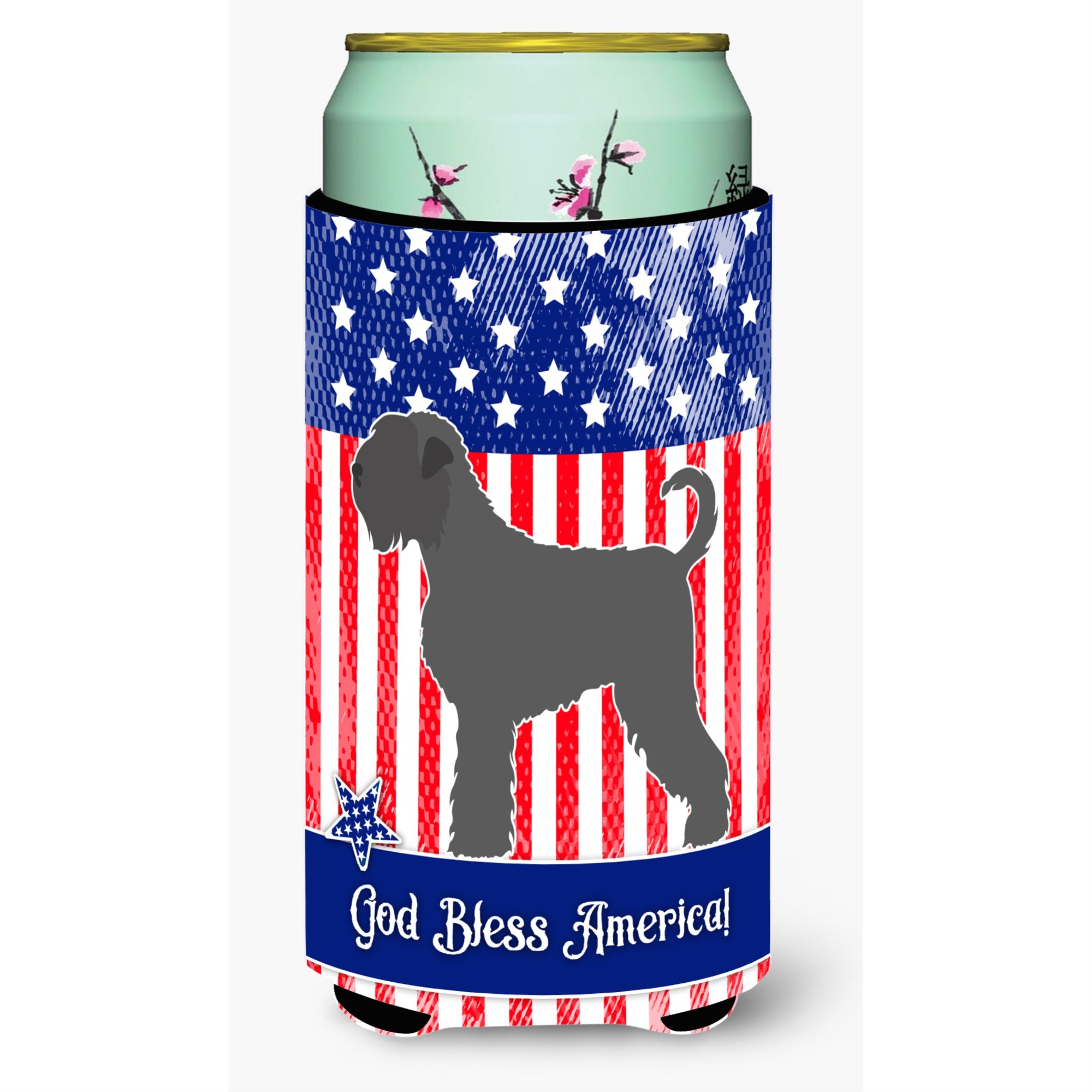 'Caroline'S Treasures Black Russian Terrier American Decorative Can Hugger, Tall Boy, Multicolor''