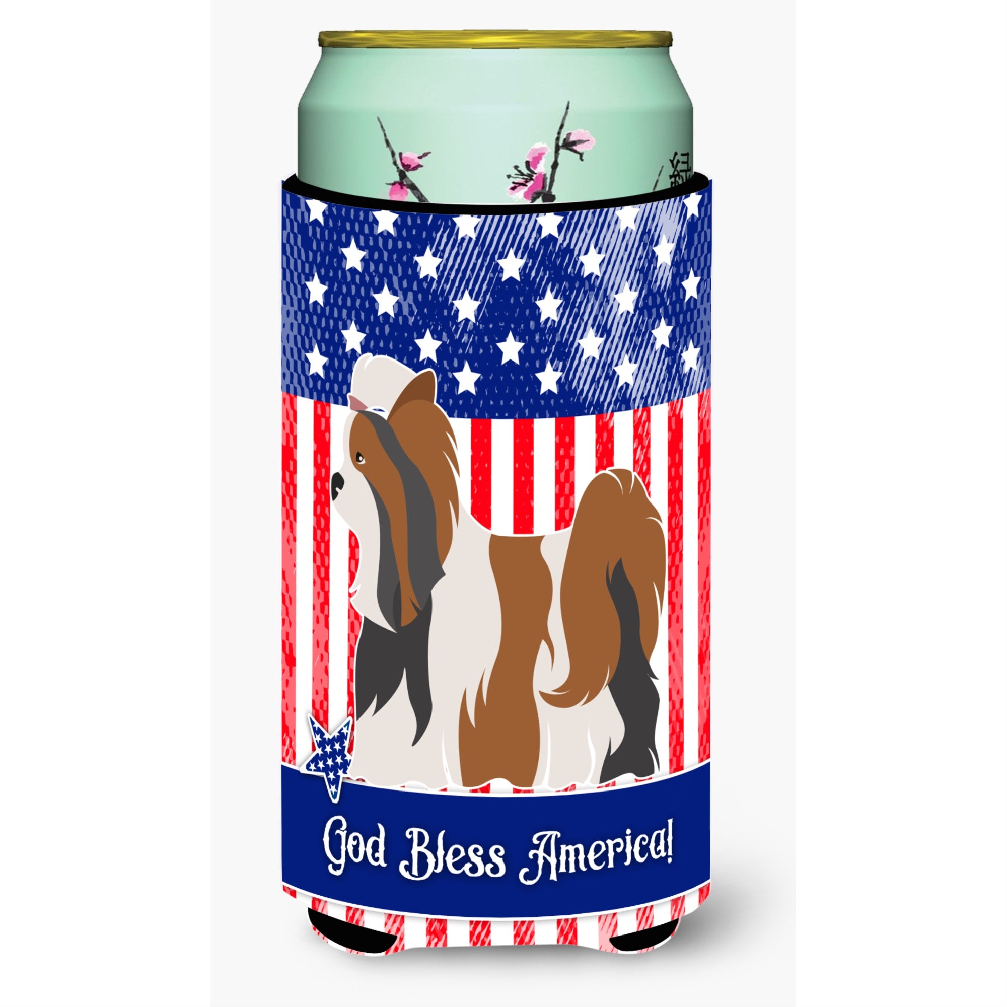 'Caroline'S Treasures Biewer Terrier American Decorative Can Hugger, Tall Boy, Multicolor''