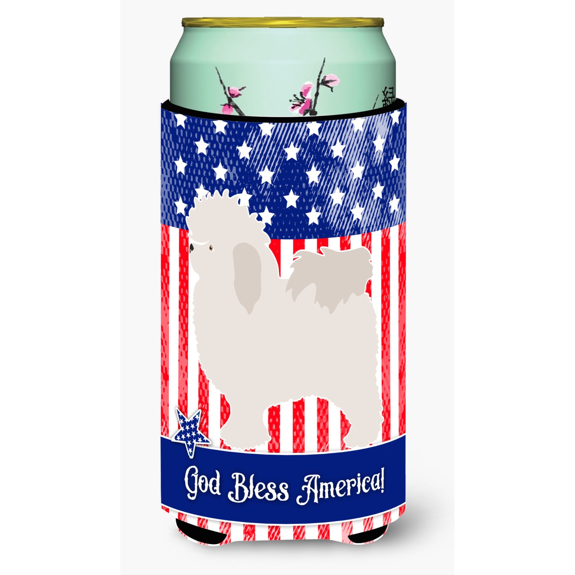 'Caroline'S Treasures Bolognese American Decorative Can Hugger, Tall Boy, Multicolor''