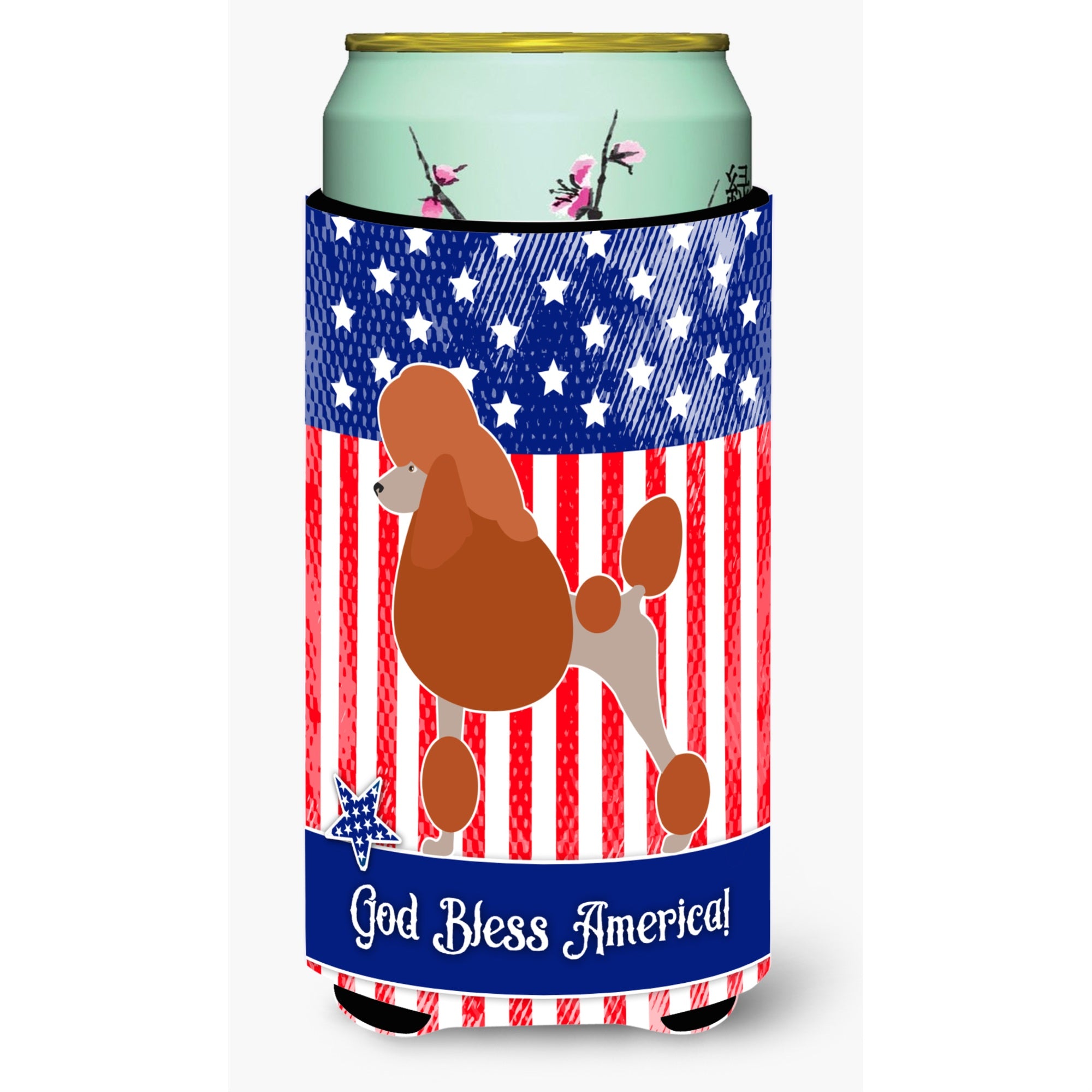 'Caroline'S Treasures Royal Poodle American Decorative Can Hugger, Tall Boy, Multicolor''