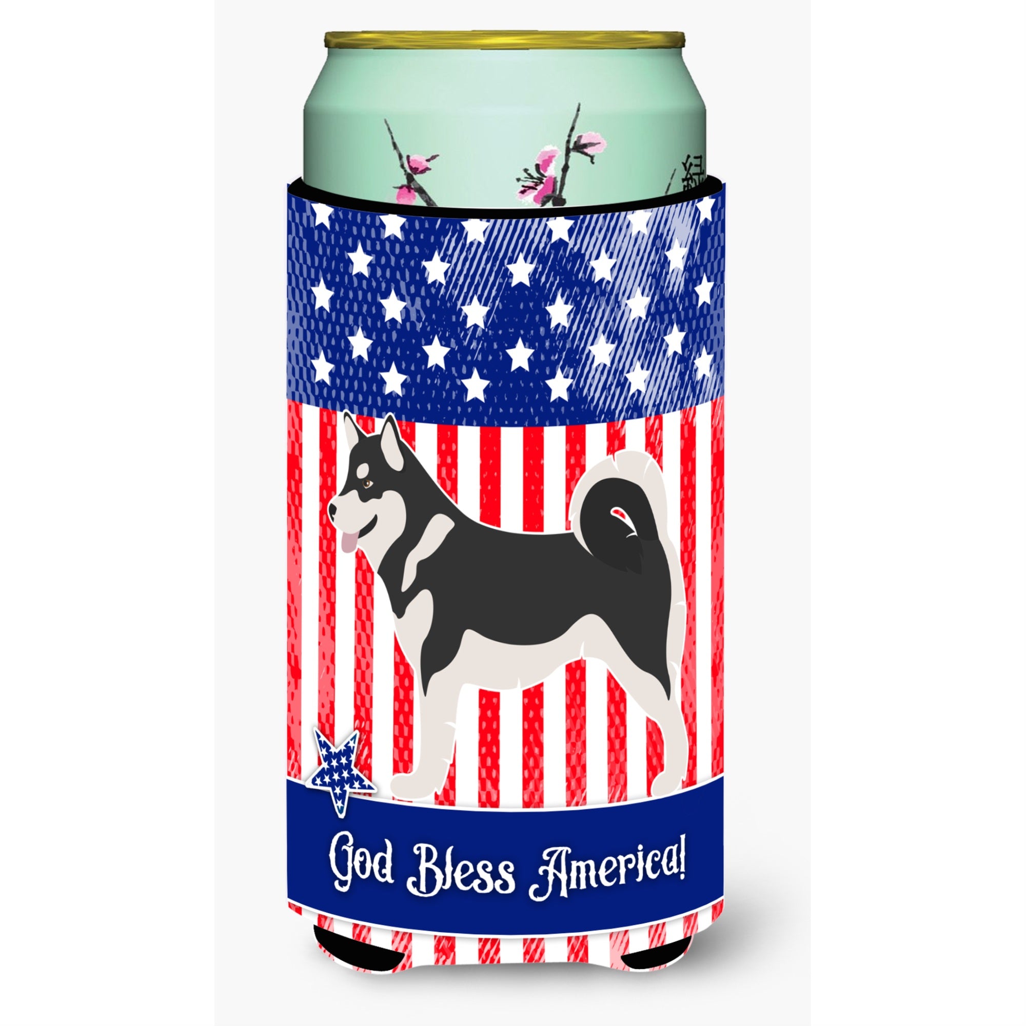 'Caroline'S Treasures Alaskan Malamute American Decorative Can Hugger, Tall Boy, Multicolor''