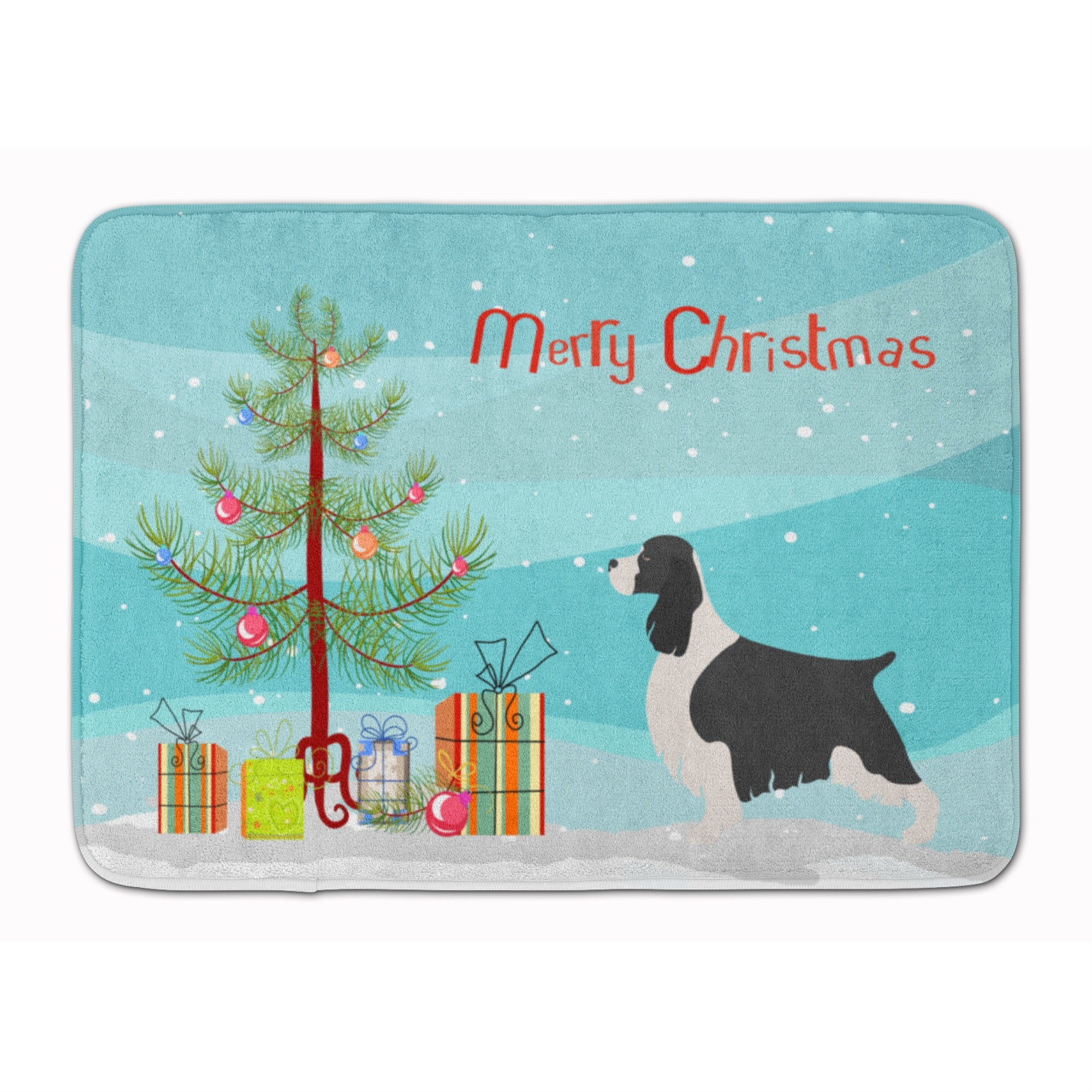 'Caroline'S Treasures English Springer Spaniel Christmas Floor Mat, 19Hx27W, Multicolor''