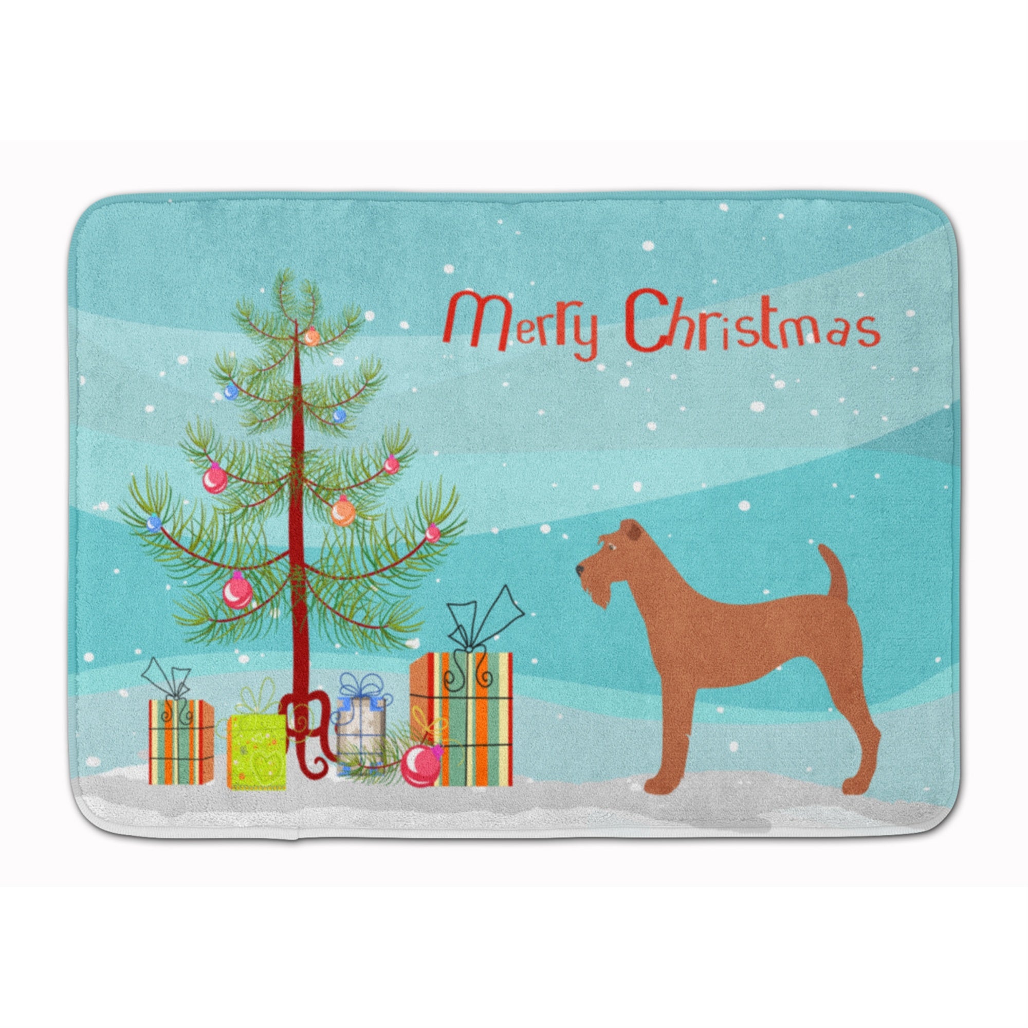 'Caroline'S Treasures Irish Terrier Christmas Floor Mat, 19Hx27W, Multicolor''