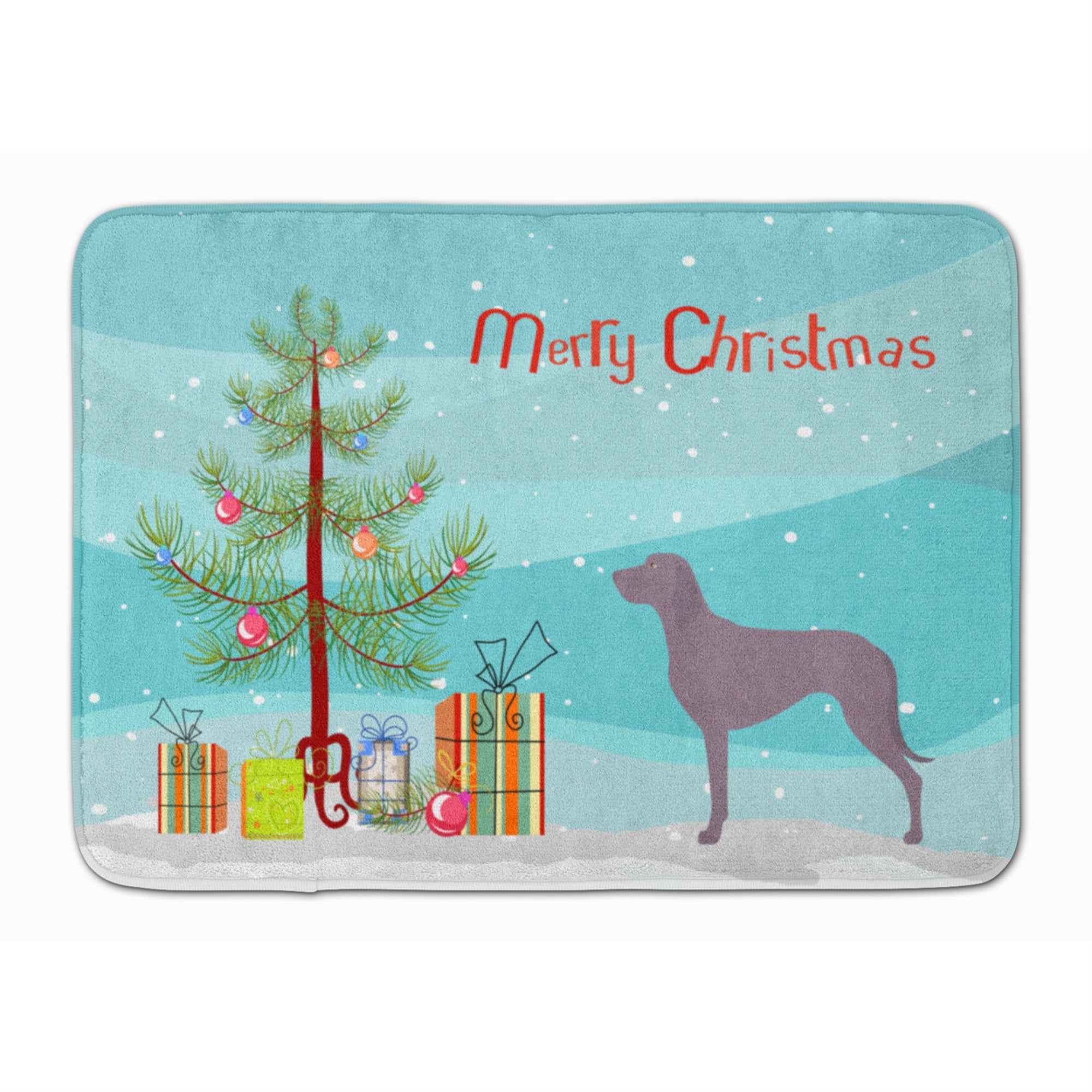 'Caroline'S Treasures Weimaraner Christmas Floor Mat, 19Hx27W, Multicolor''