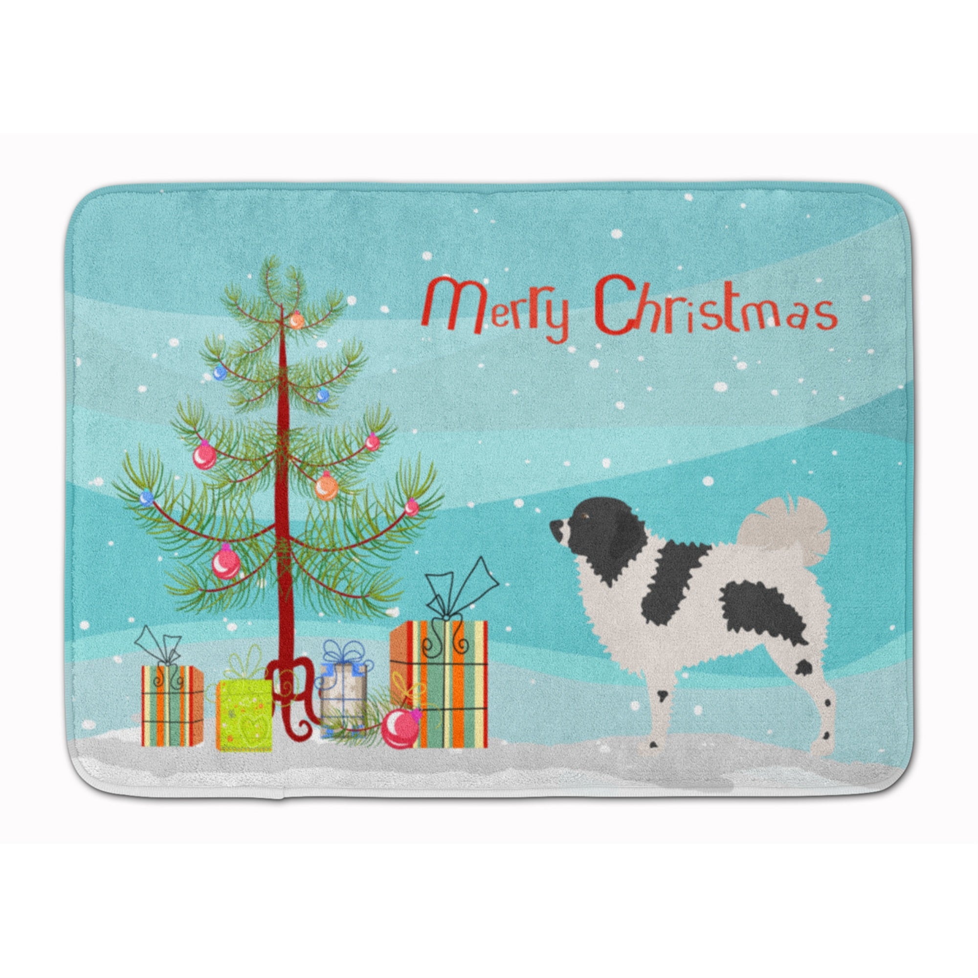 'Caroline'S Treasures Wetterhoun Frisian Water Dog Christmas Floor Mat, 19Hx27W, Multicolor''