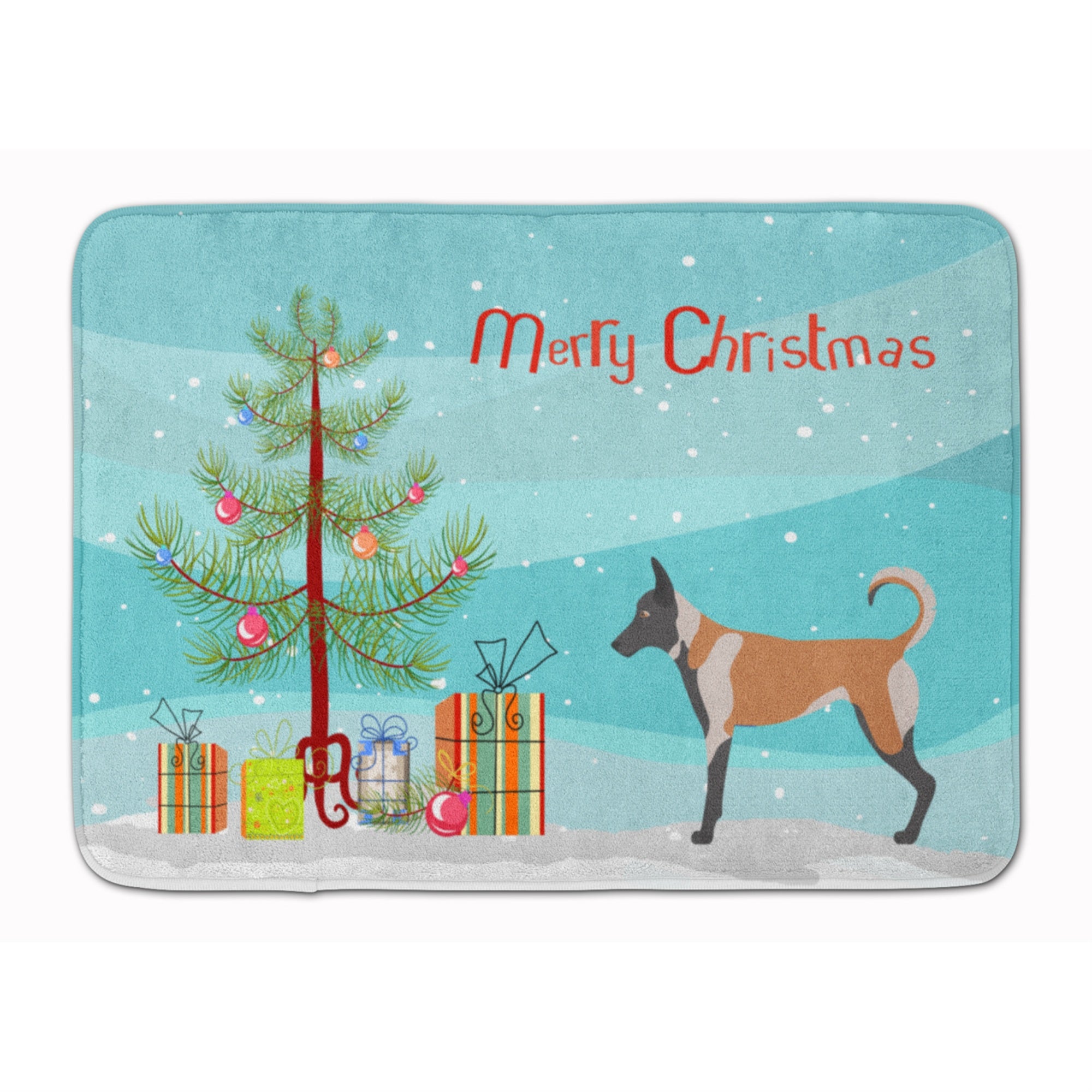 'Caroline'S Treasures Malinois Christmas Floor Mat, 19Hx27W, Multicolor''