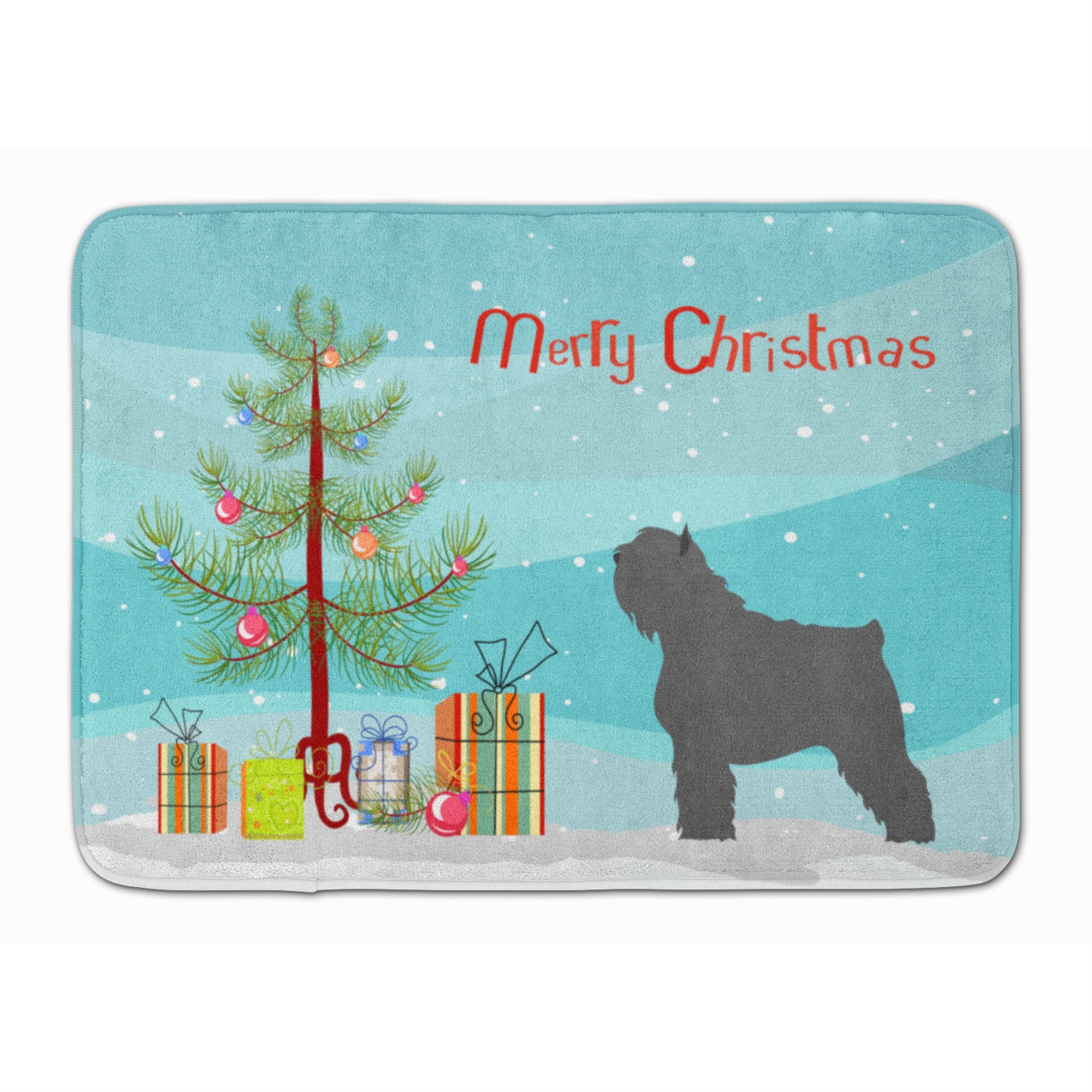 'Caroline'S Treasures Bouvier Des Flandres Christmas Floor Mat, 19Hx27W, Multicolor''