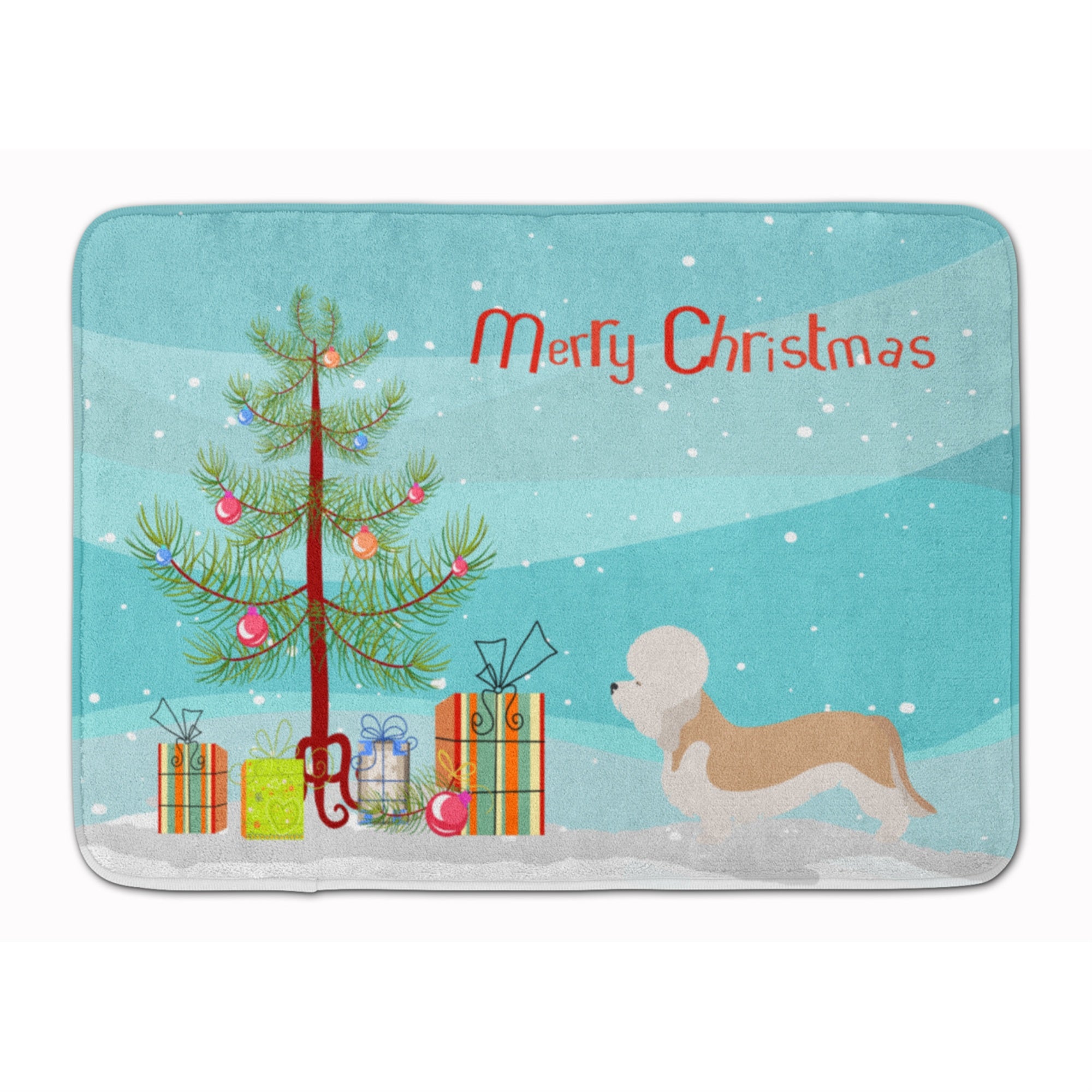 'Caroline'S Treasures Dandie Dinmont Terrier Christmas Floor Mat, 19Hx27W, Multicolor''