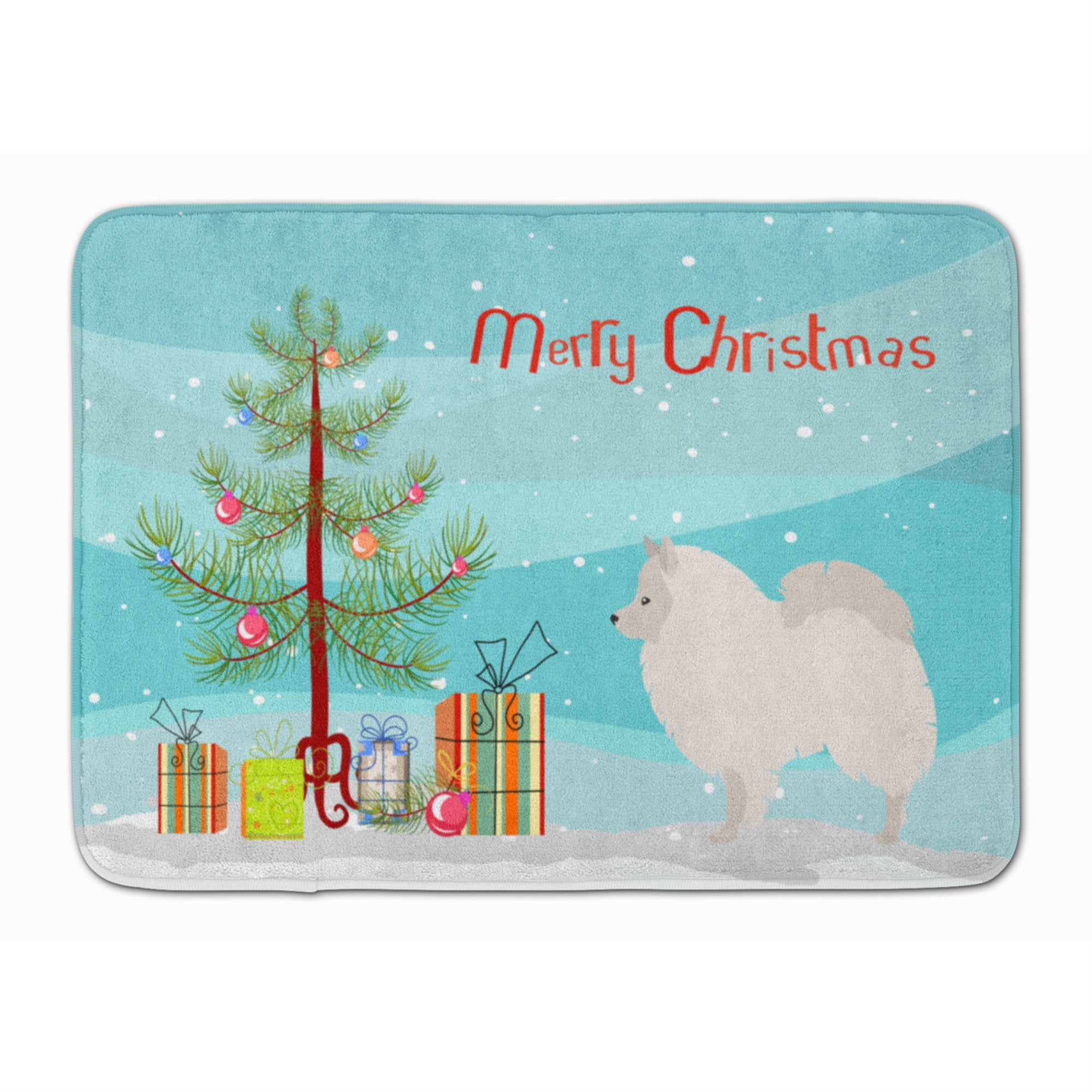 'Caroline'S Treasures German Spitz Christmas Floor Mat, 19Hx27W, Multicolor''