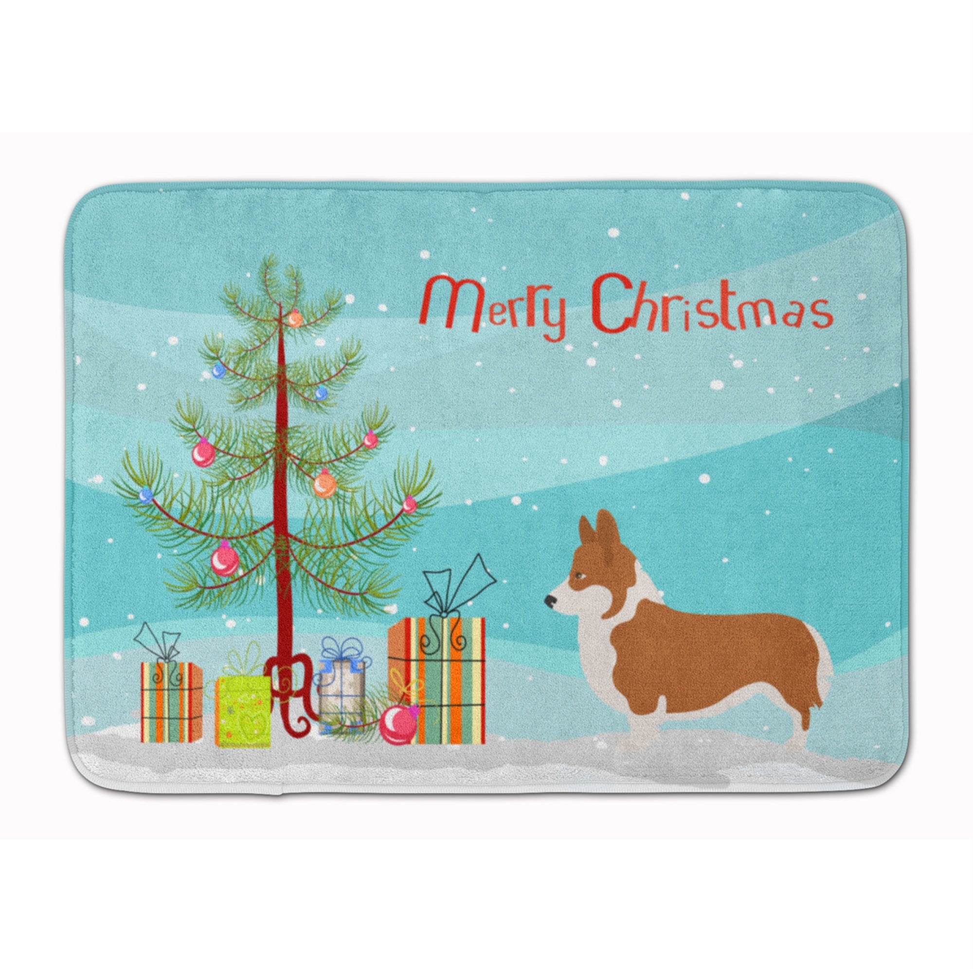 'Caroline'S Treasures Pembroke Welsh Corgi Christmas Floor Mat, 19Hx27W, Multicolor''