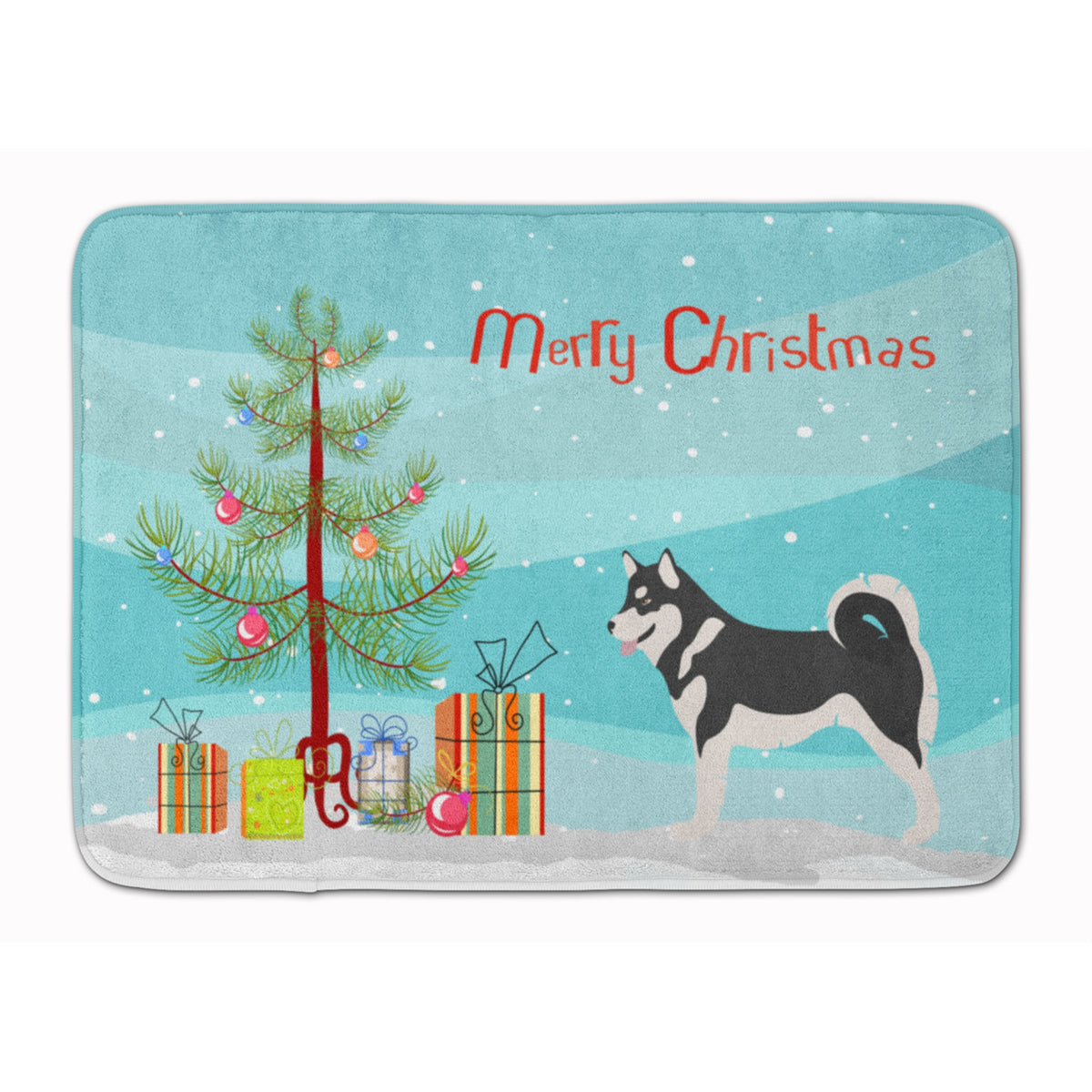'Caroline'S Treasures Alaskan Malamute Christmas Floor Mat, 19Hx27W, Multicolor''