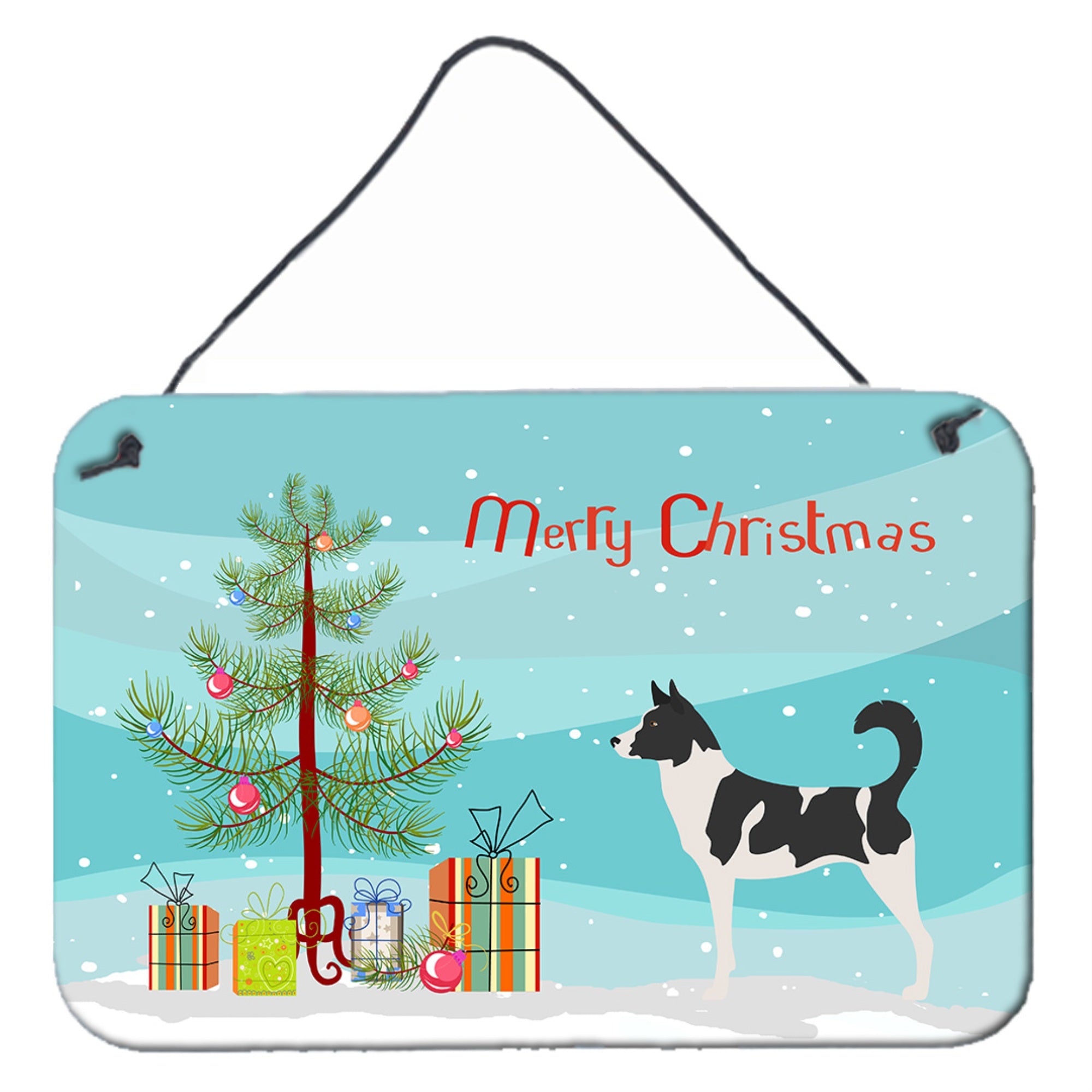 'Caroline'S Treasures Canaan Dog Metal Print, 8Hx12W, Christmas Tree''