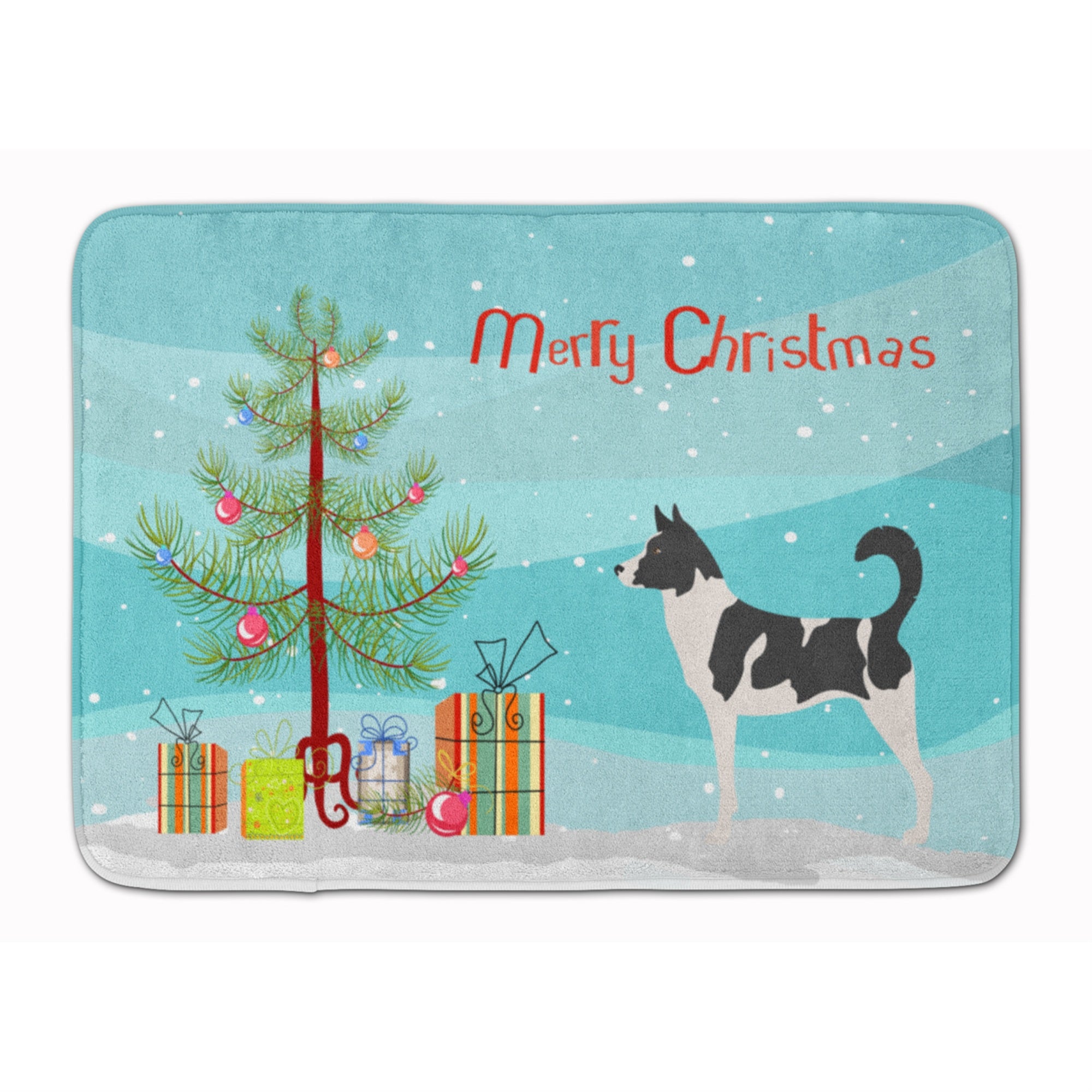 'Caroline'S Treasures Canaan Dog Christmas Floor Mat, 19Hx27W, Multicolor''