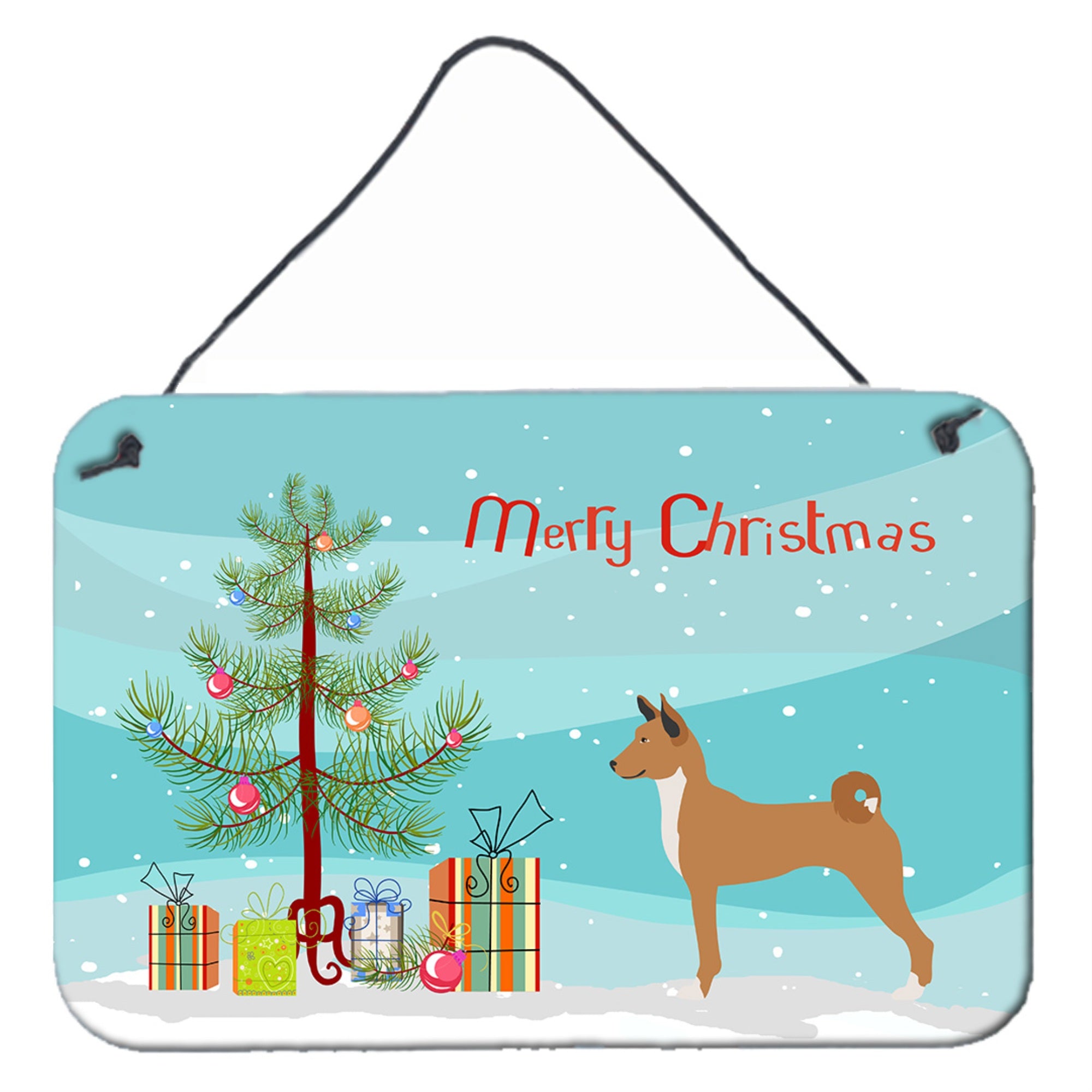 'Caroline'S Treasures Telomian Metal Print, 8'''' X 12'''', Christmas Tree''