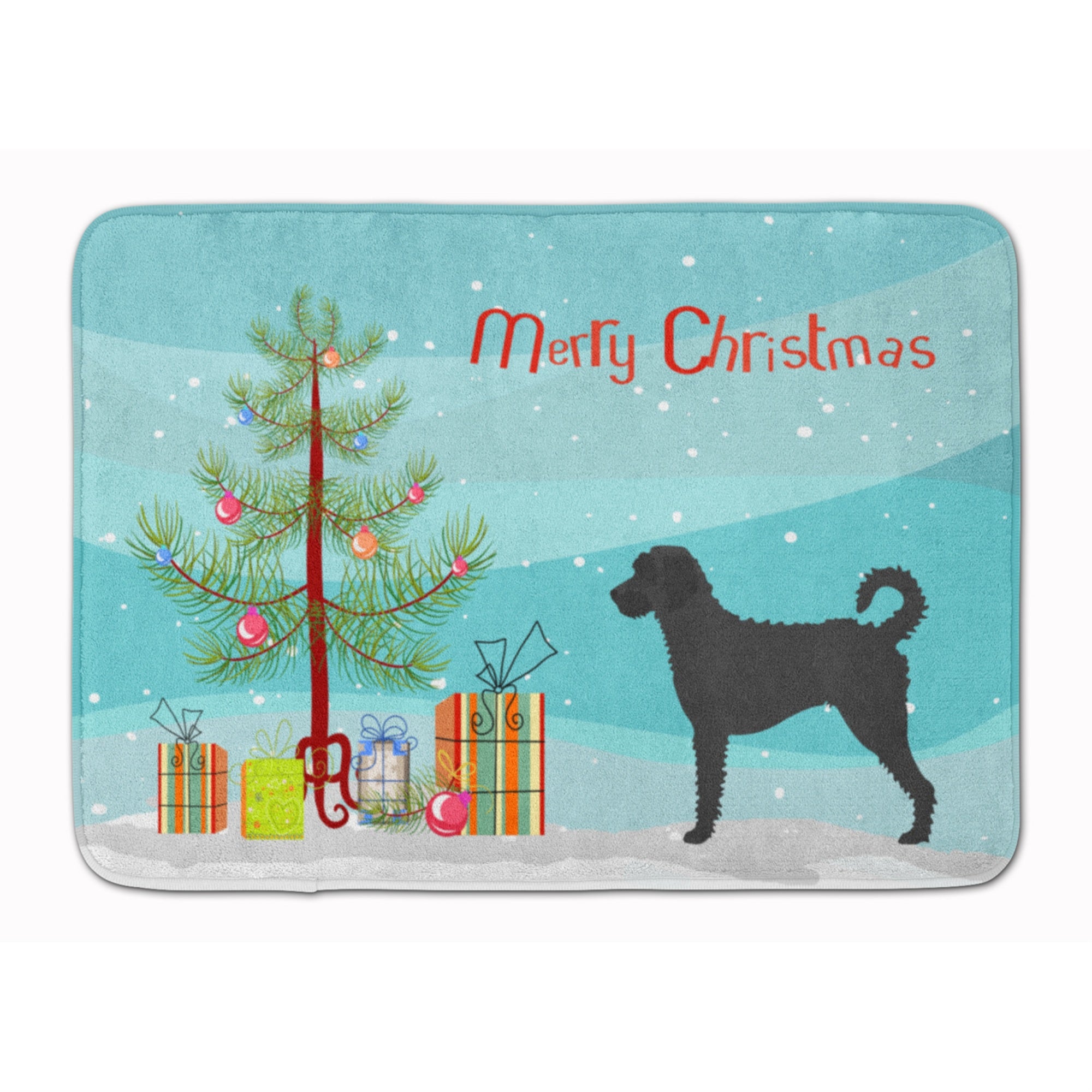 'Caroline'S Treasures Labradoodle Christmas Floor Mat, 19Hx27W, Multicolor''