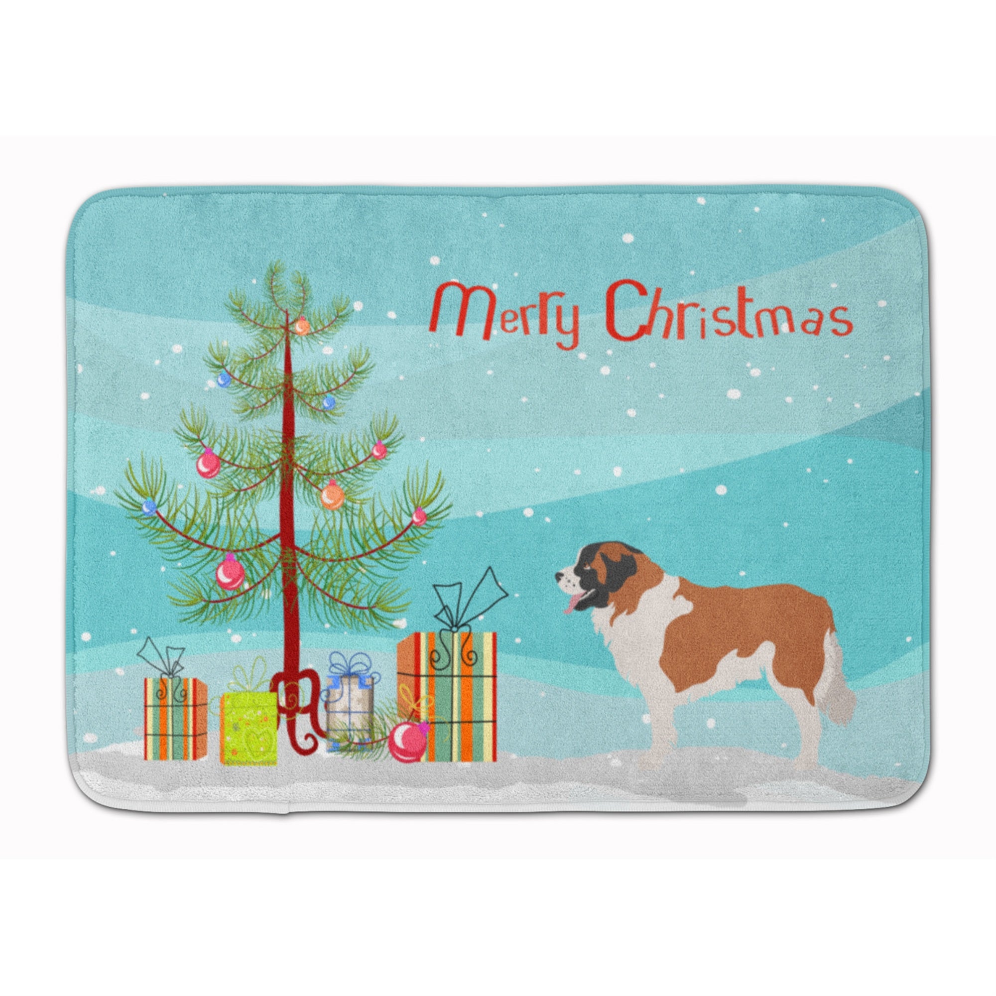 'Caroline'S Treasures Moscow Watchdog Christmas Floor Mat, 19'''' X 27'''', Multicolor''