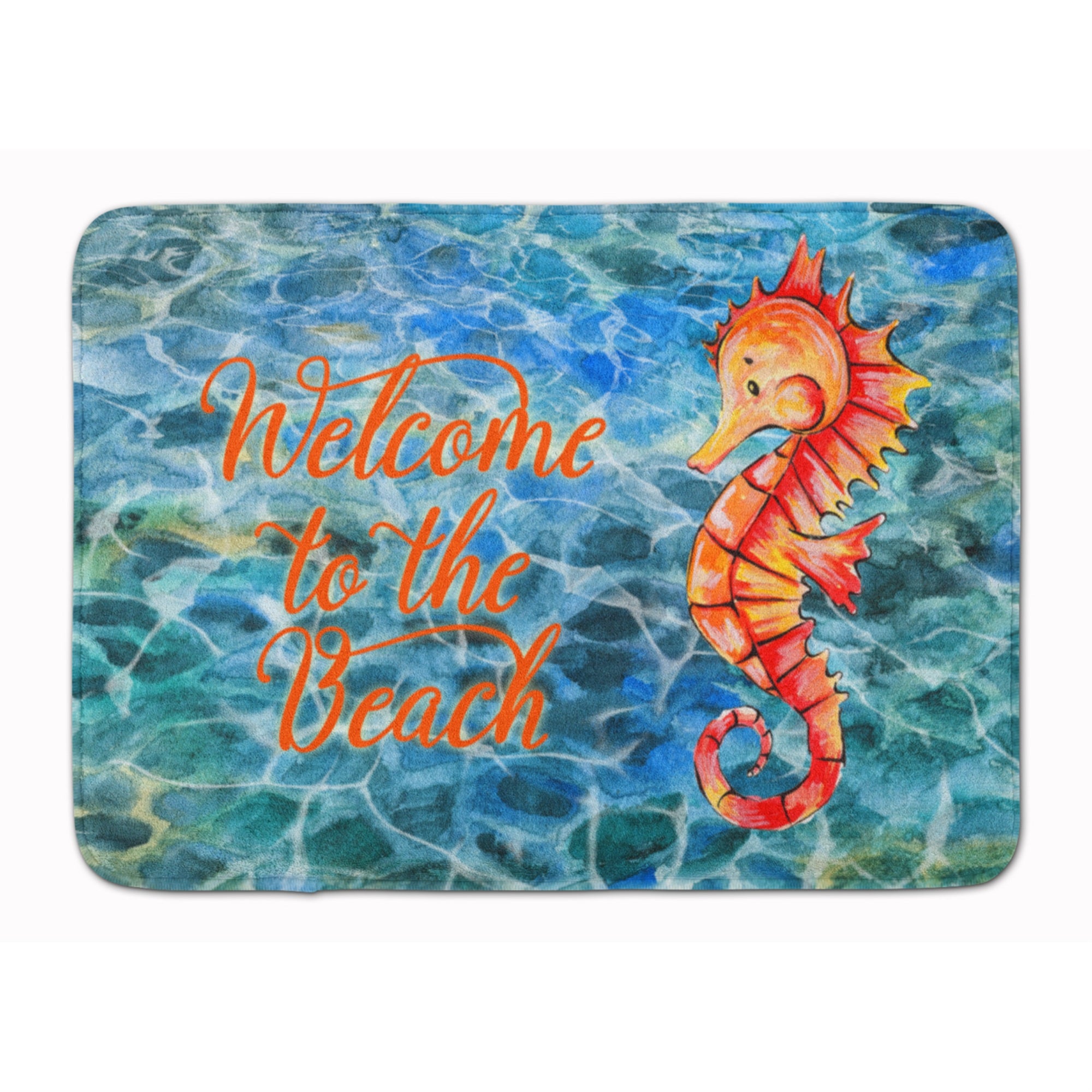 'Caroline'S Treasures Seahorse Welcome Floor Mat, 19'''' X 27'''', Multicolor''