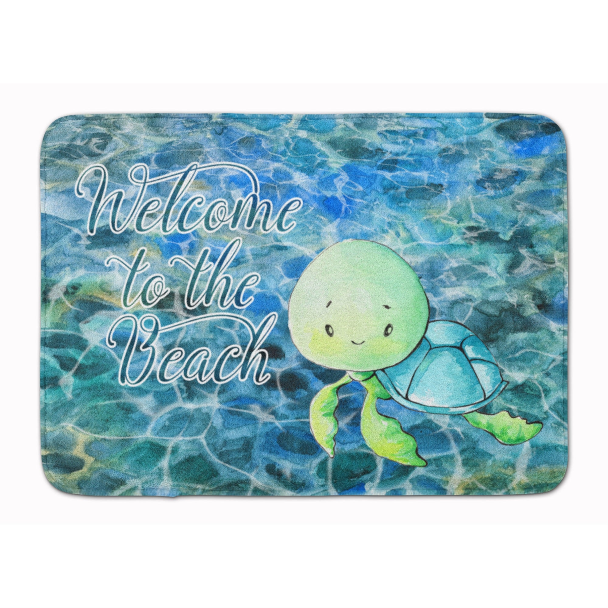'Caroline'S Treasures Sea Turtle Welcome Floor Mat, 19'''' X 27'''', Multicolor''