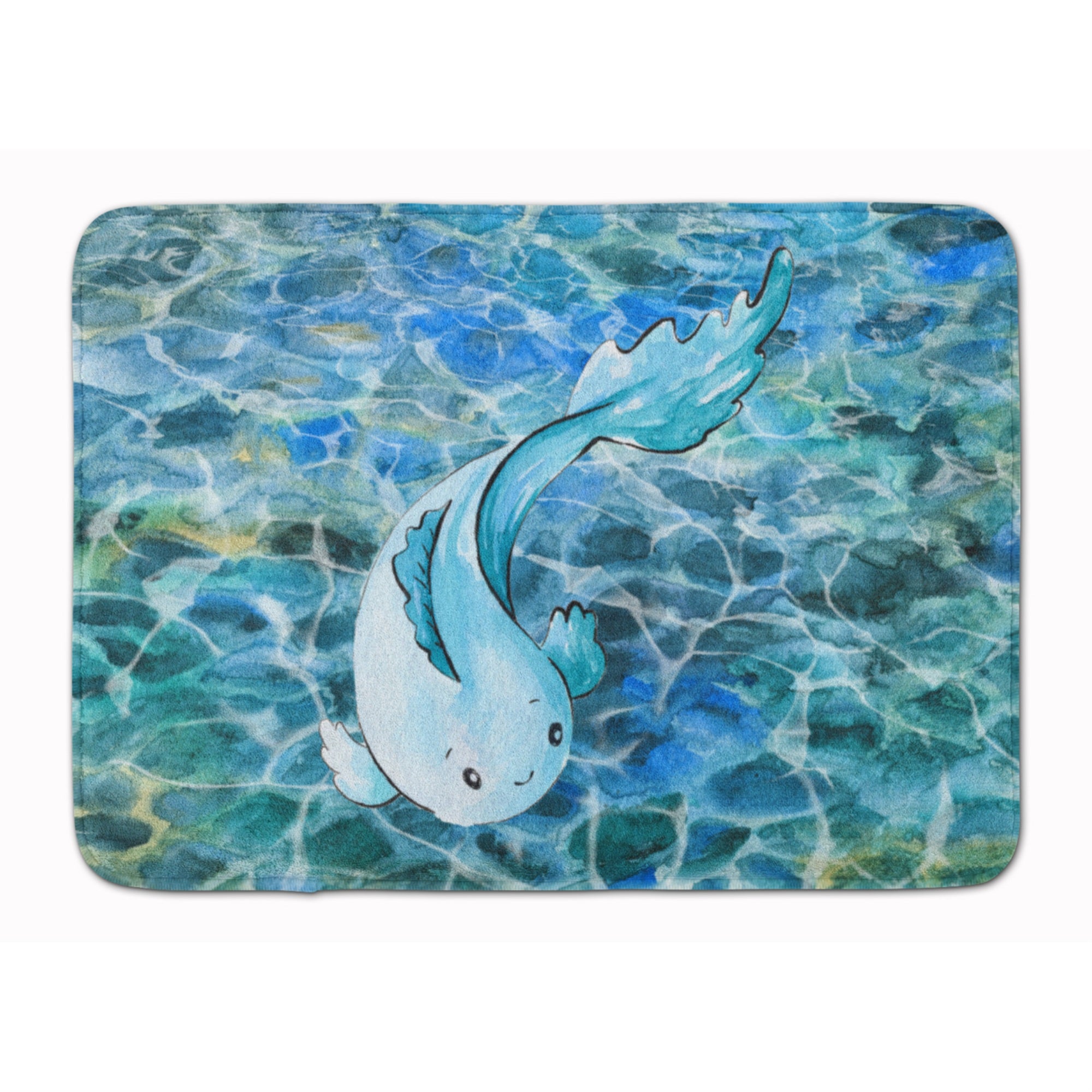 'Caroline'S Treasures Blue Fish Floor Mat, 19'''' X 27'''', Multicolor''