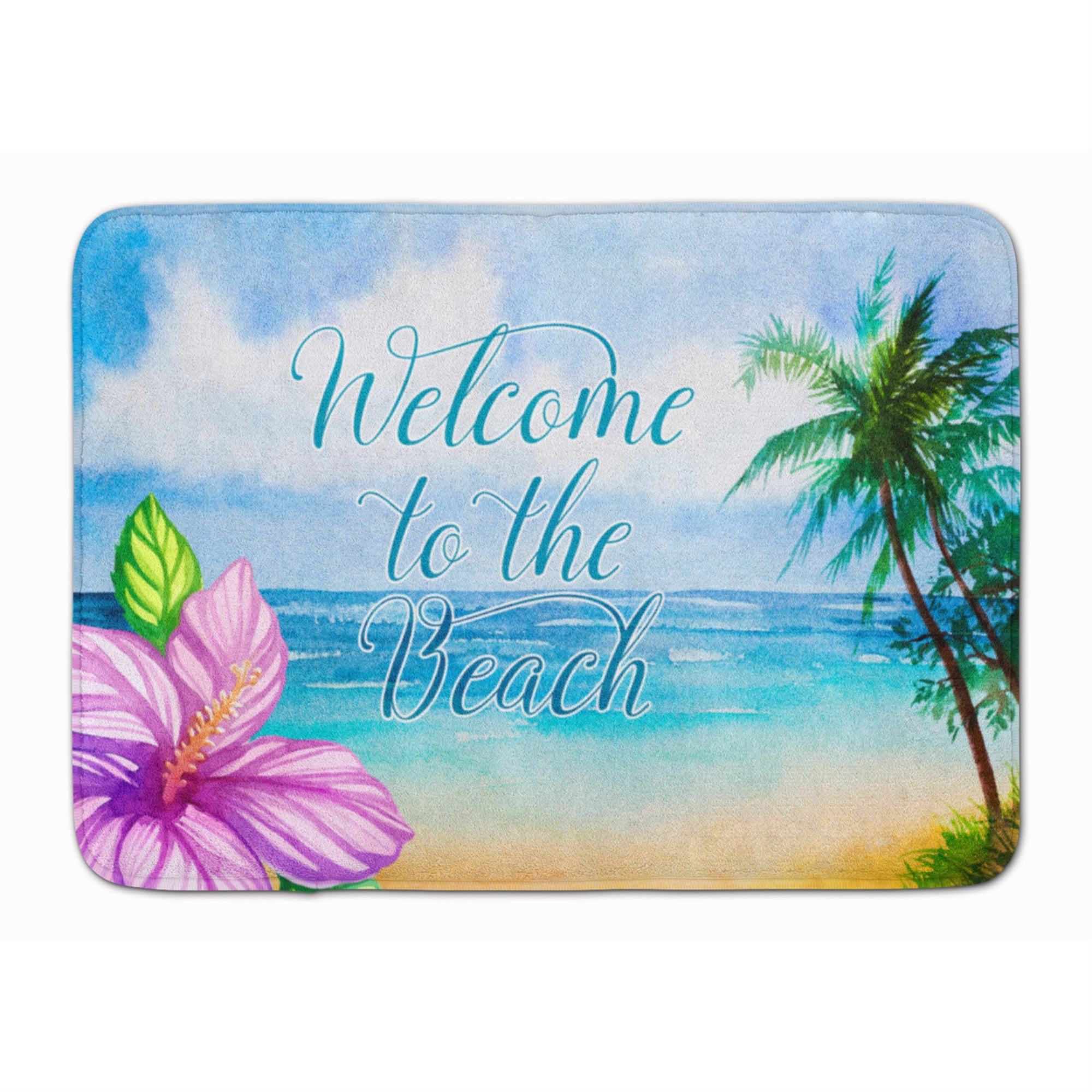 'Caroline'S Treasures Beach Scene Welcome Floor Mat, 19'''' X 27'''', Multicolor''
