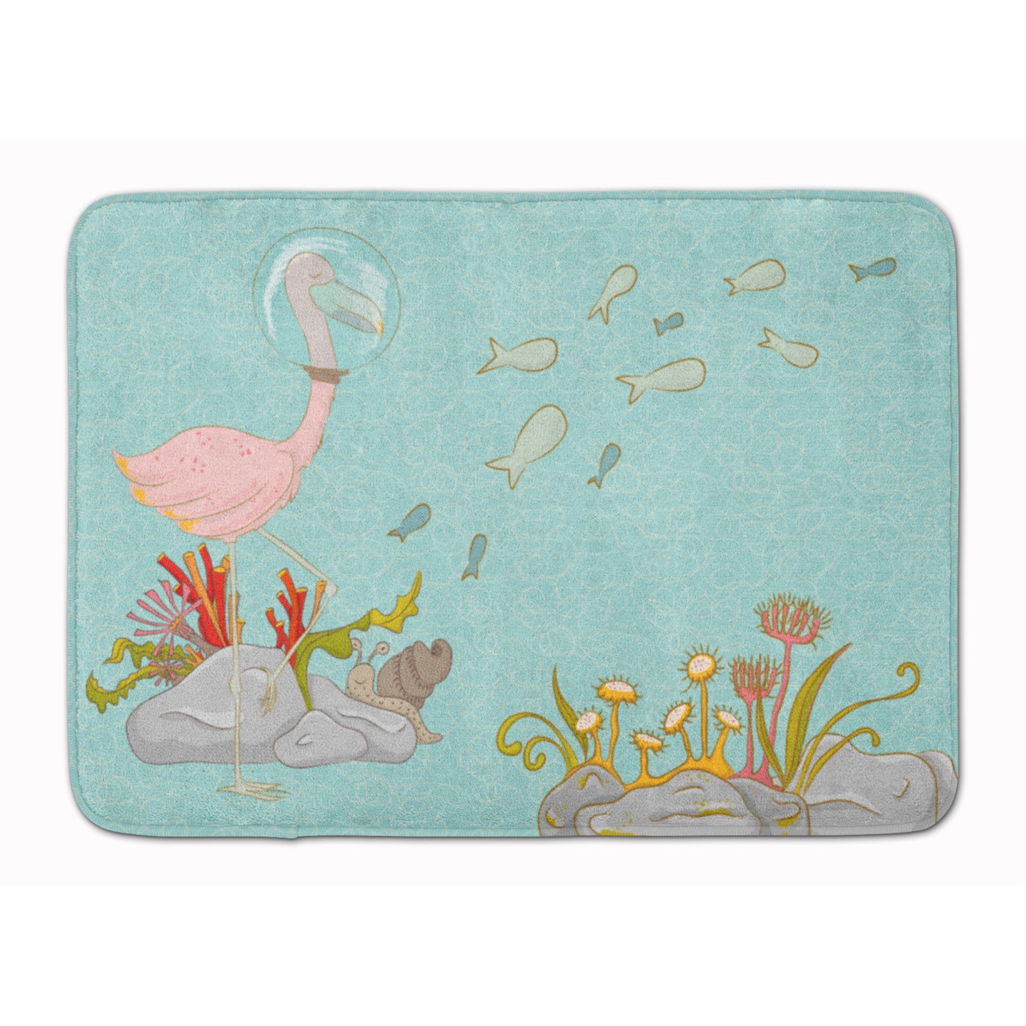'Caroline'S Treasures Flamingo Underwater Floor Mat, 19'''' X 27'''', Multicolor''