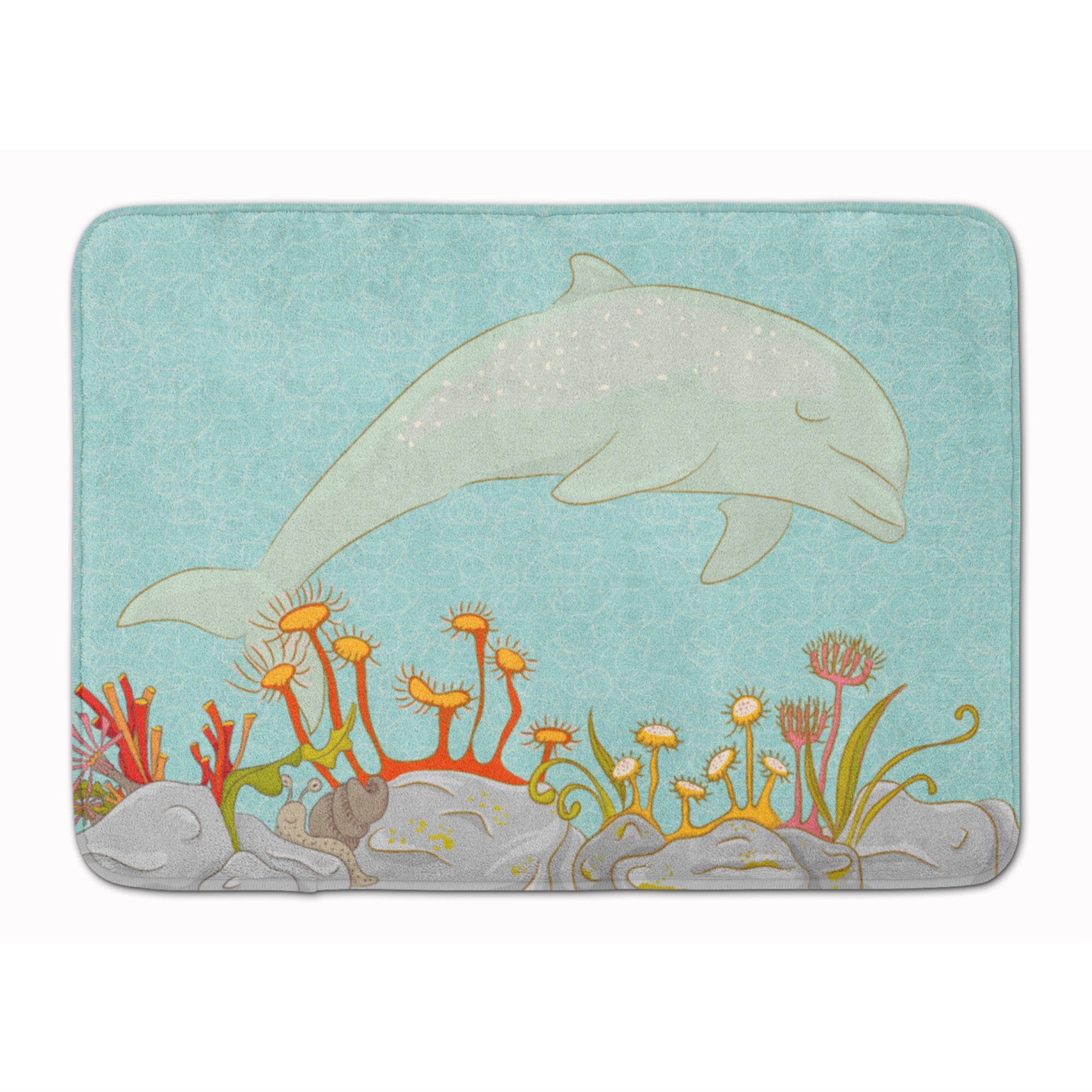 'Caroline'S Treasures Dolphin Underwater Scene Floor Mat, 19'''' X 27'''', Multicolor''