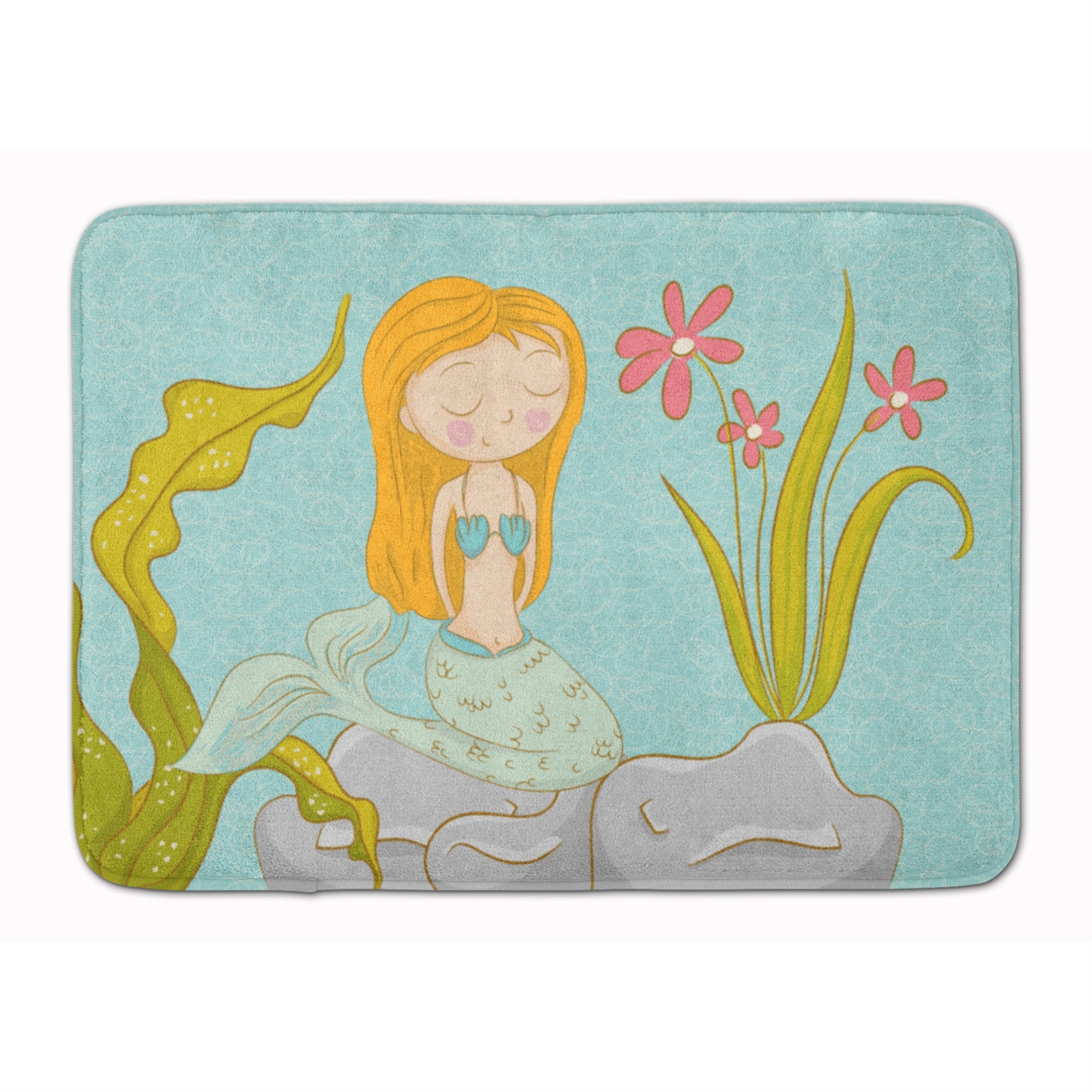 'Caroline'S Treasures Mermaid Underwater Scene Floor Mat, 19'''' X 27'''', Multicolor''