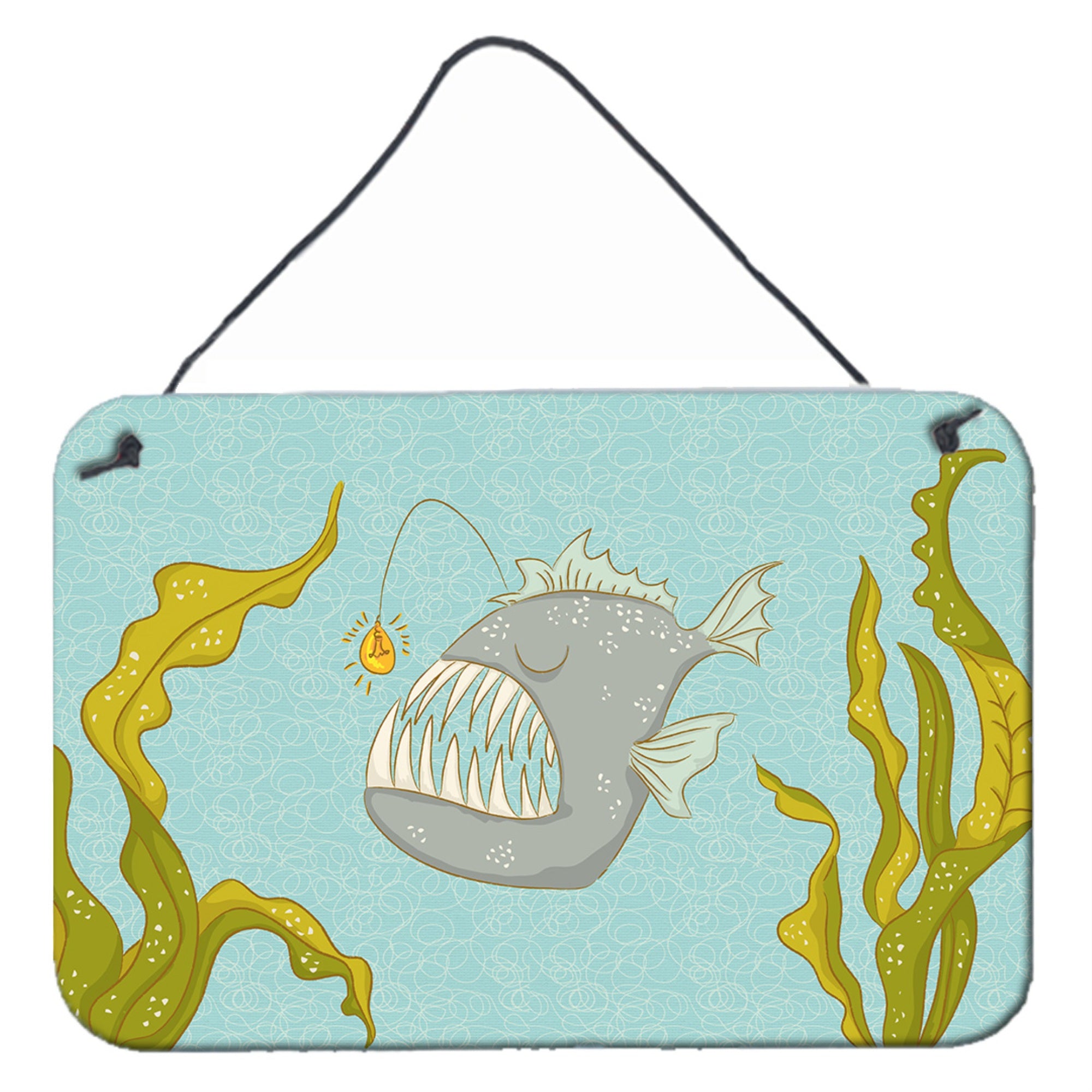 'Caroline'S Treasures Frog Fish Metal Print, 8'''' X 12''''''