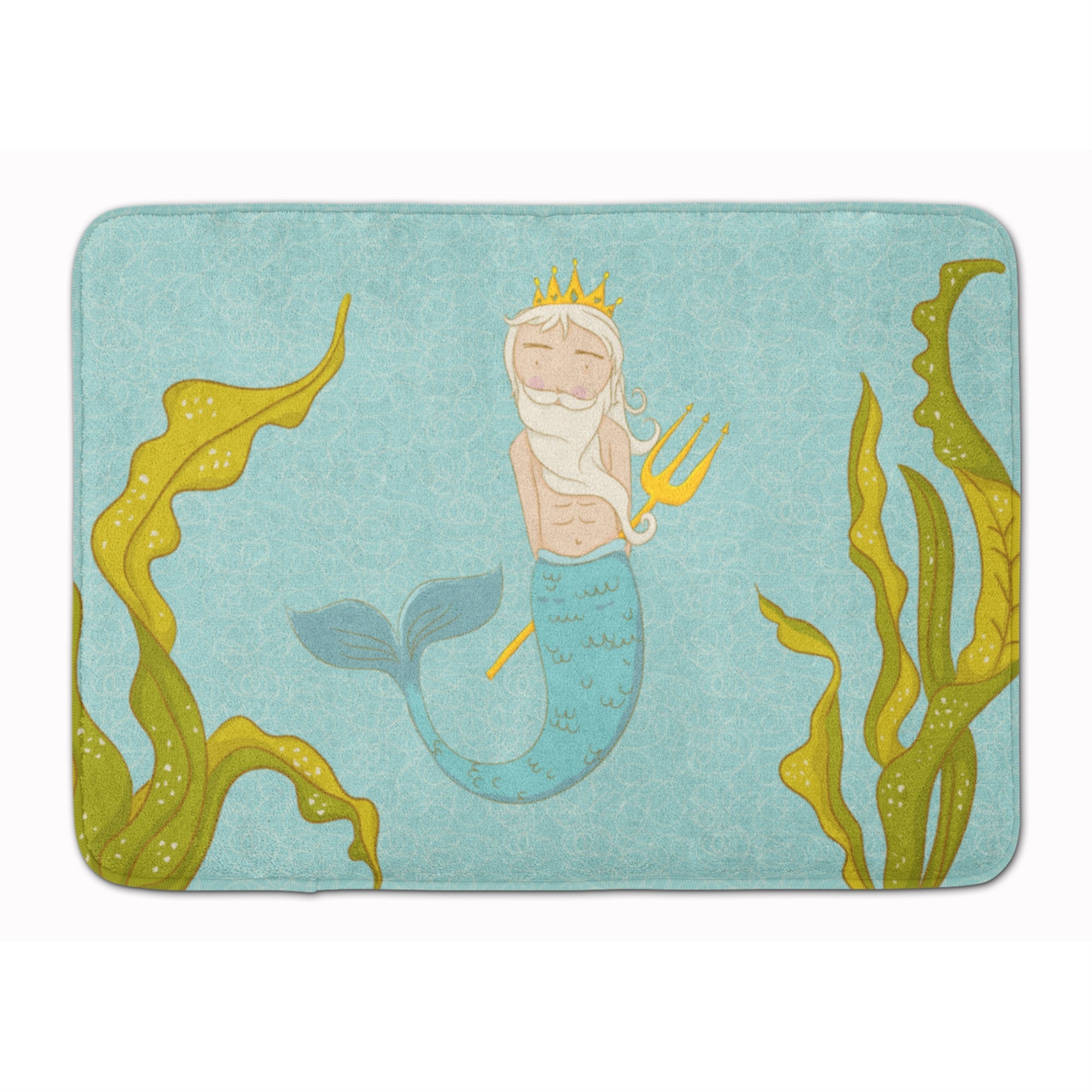 'Caroline'S Treasures Neptune Merman Floor Mat, 19'''' X 27'''', Multicolor''