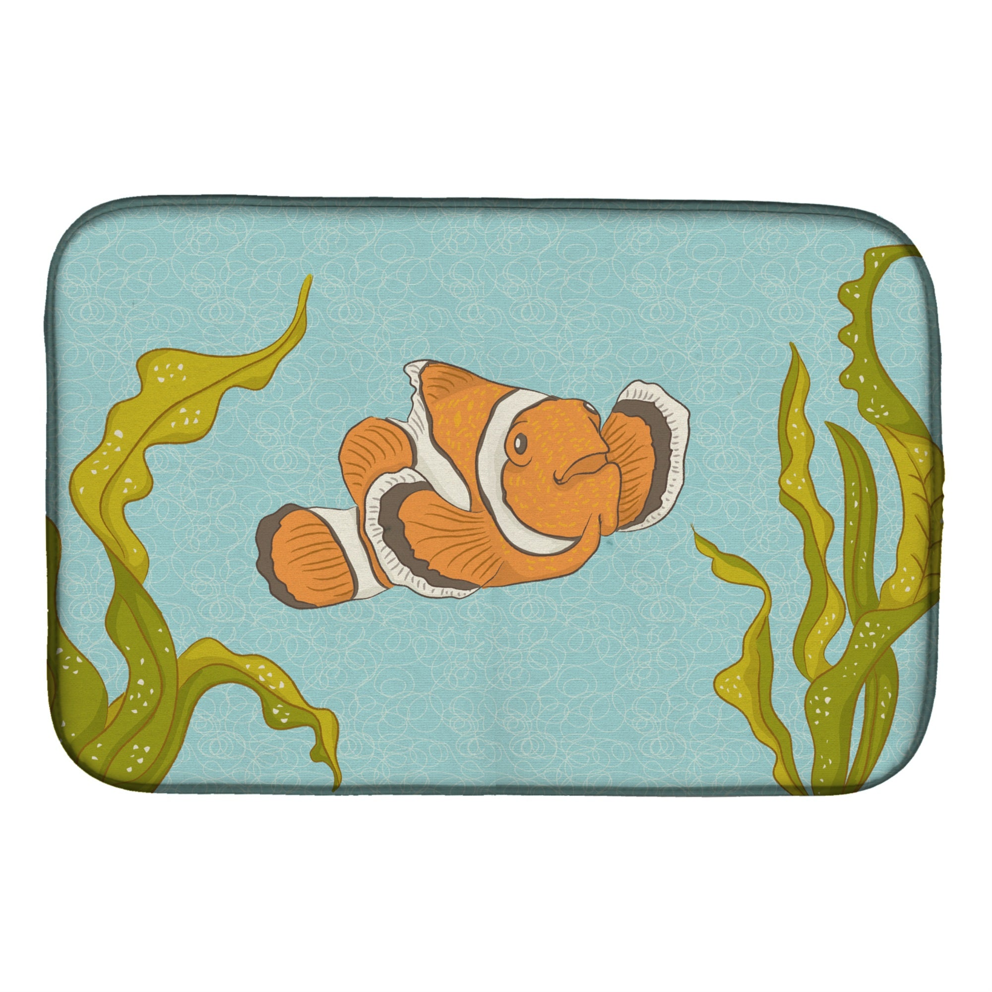 'Caroline'S Treasures Clown Fish Dish Drying Mat, 14'''' X 21'''', Multicolor''