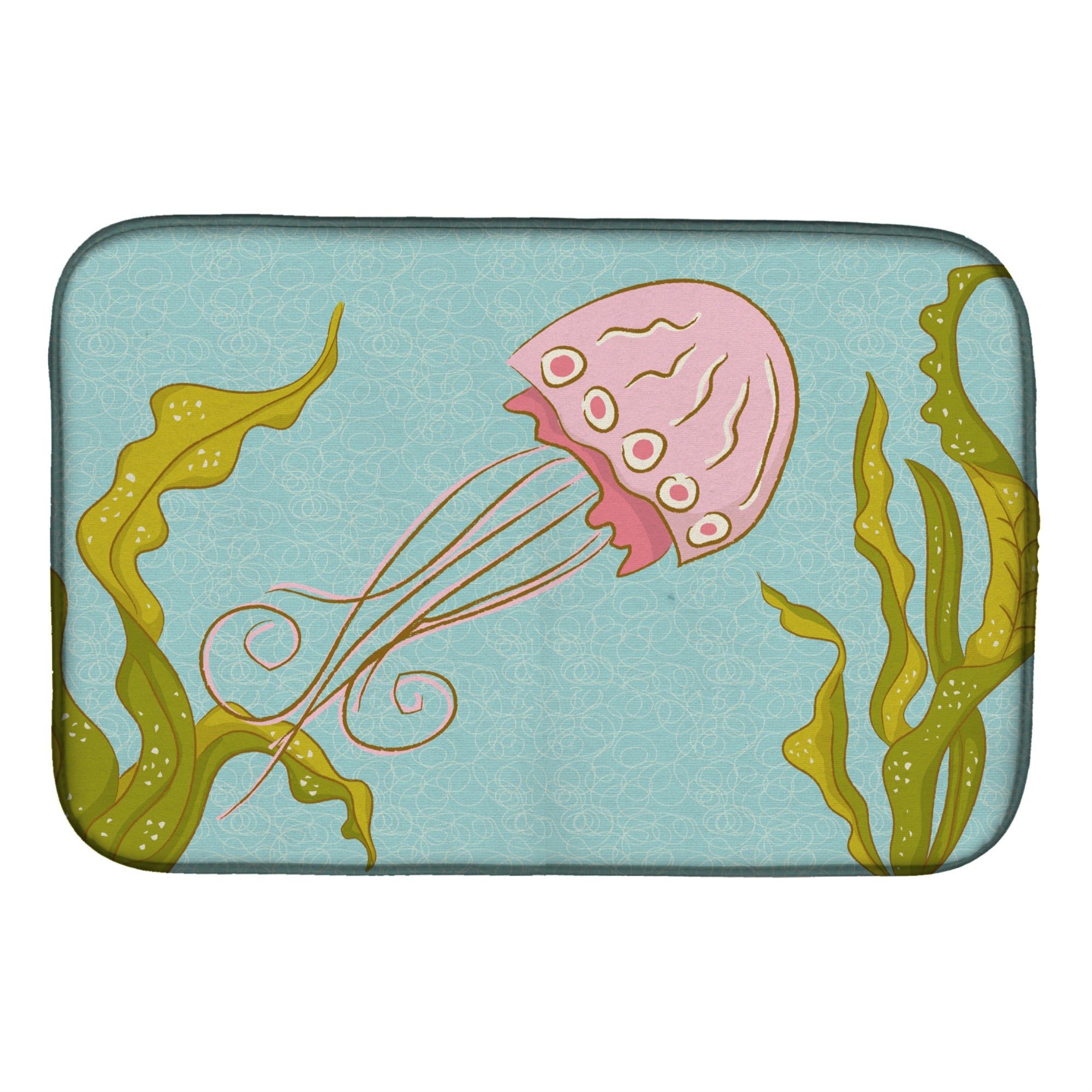 'Caroline'S Treasures Jelly Fish Dish Drying Mat, 14'''' X 21'''', Multicolor''