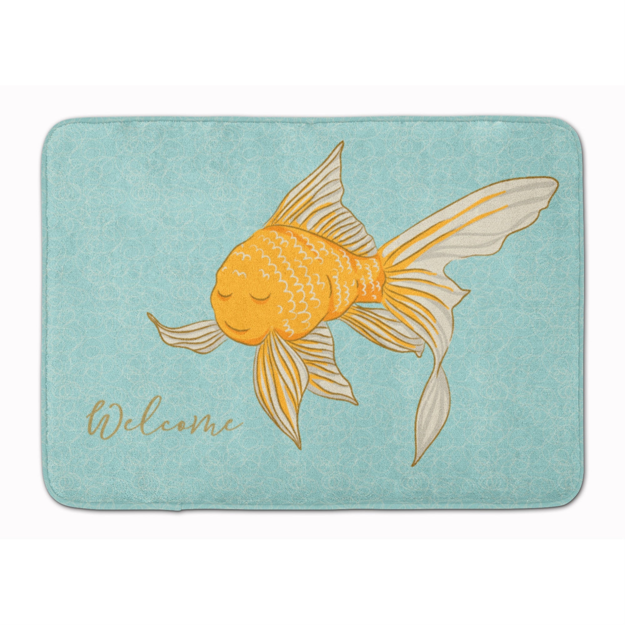 'Caroline'S Treasures Gold Fish Welcome Floor Mat, 19'''' X 27'''', Multicolor''