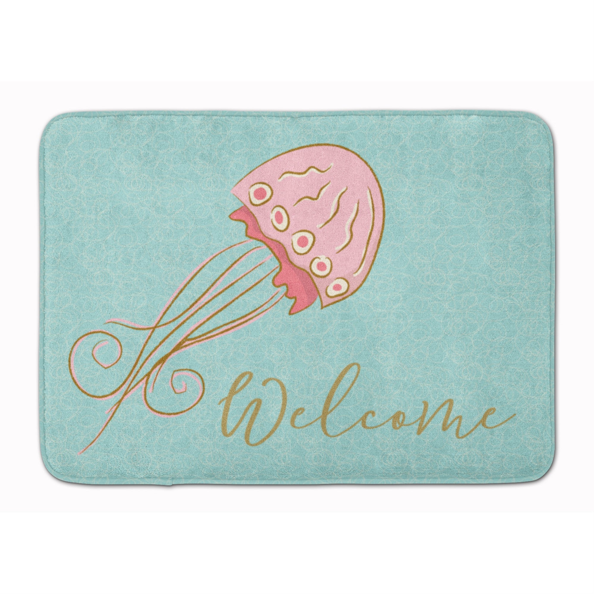 'Caroline'S Treasures Jelly Fish Welcome Floor Mat, 19'''' X 27'''', Multicolor''