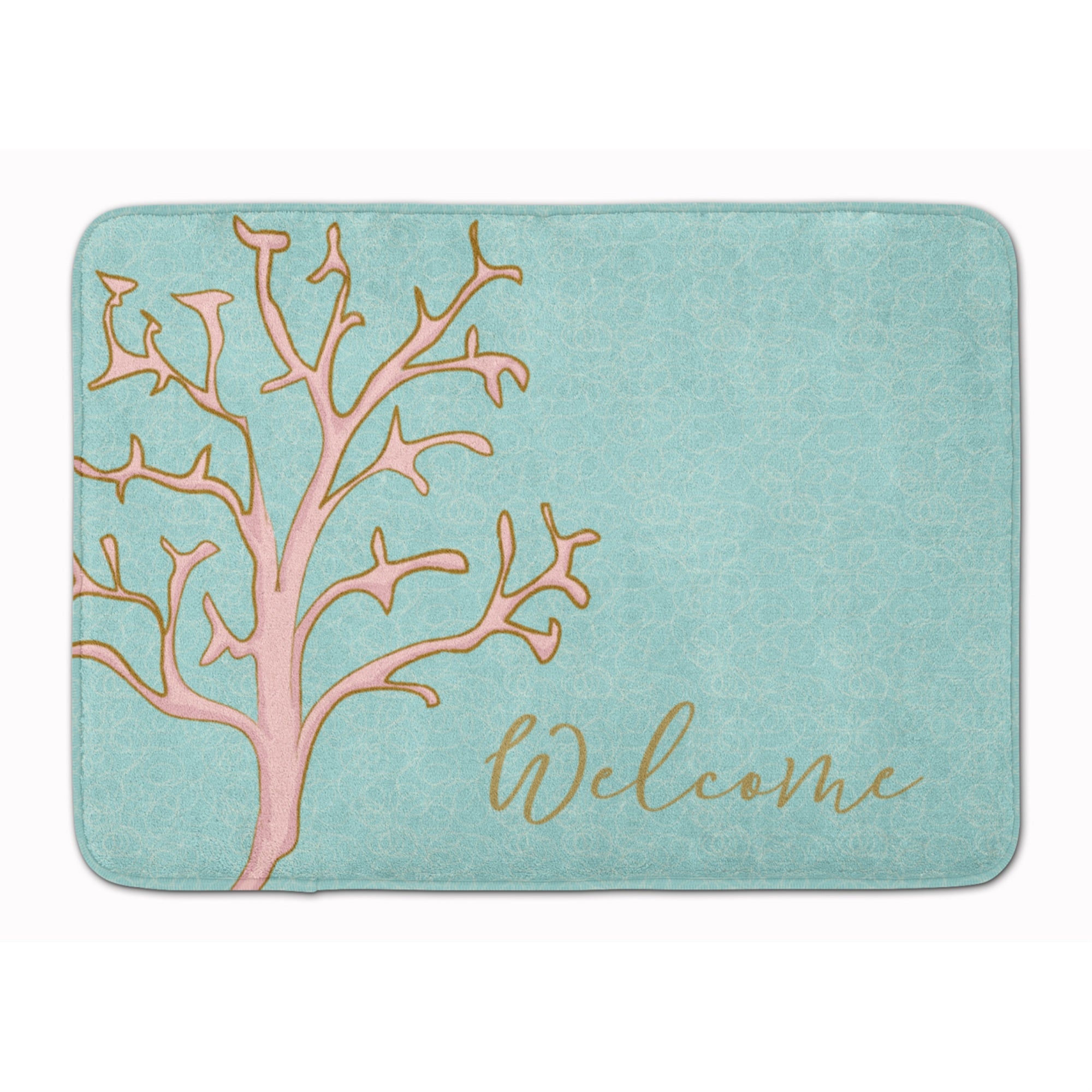 'Caroline'S Treasures Coral Welcome Floor Mat, 19'''' X 27'''', Multicolor''