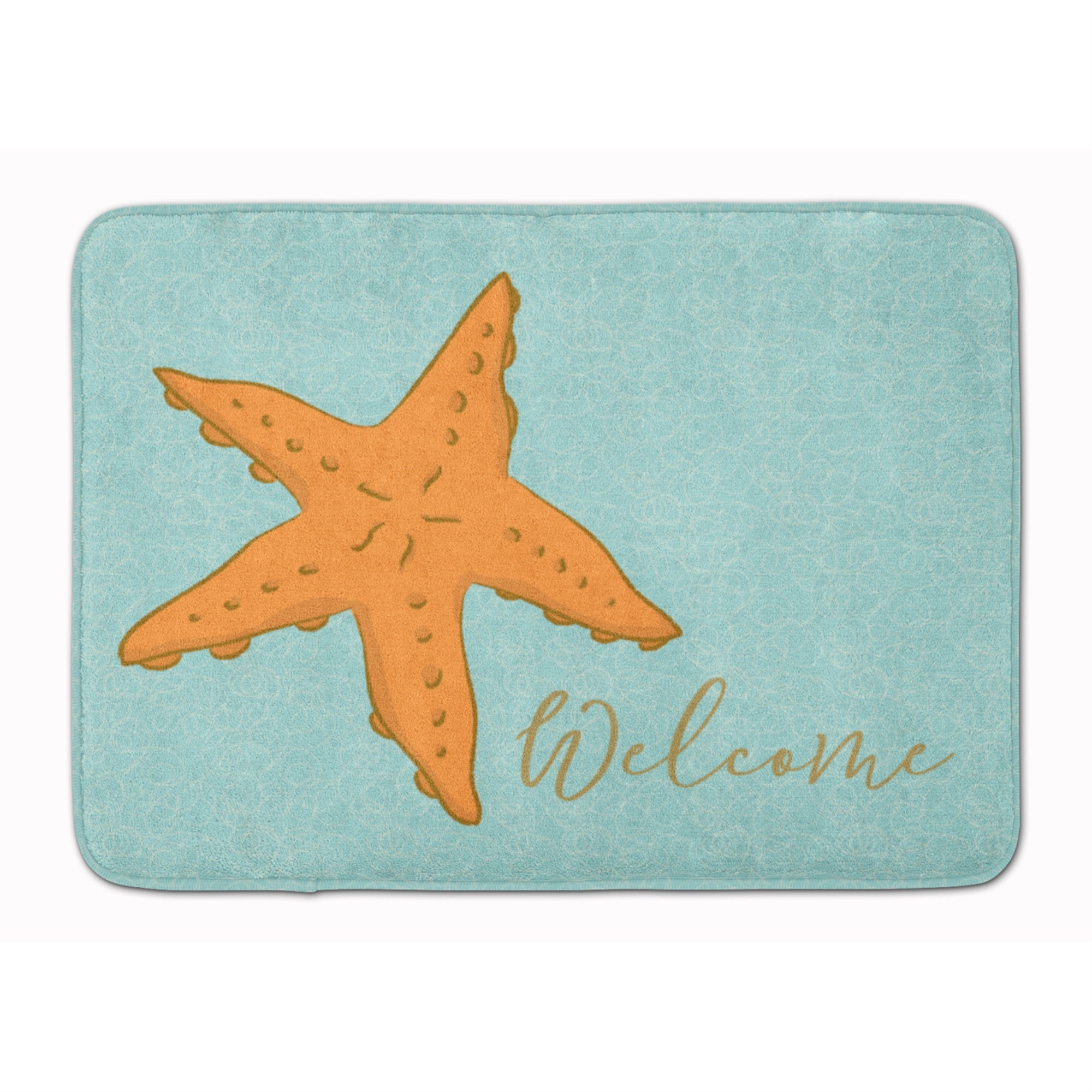 'Caroline'S Treasures Starfish Welcome Floor Mat, 19'''' X 27'''', Multicolor''